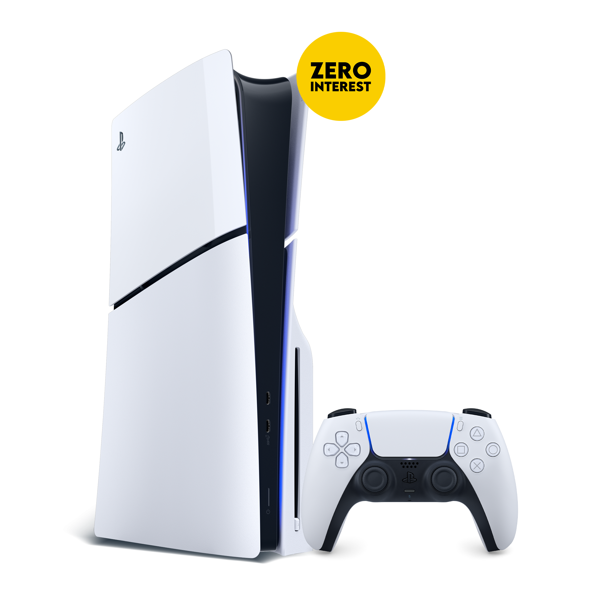 PlayStation 5 Console (Slim) - Glacier White