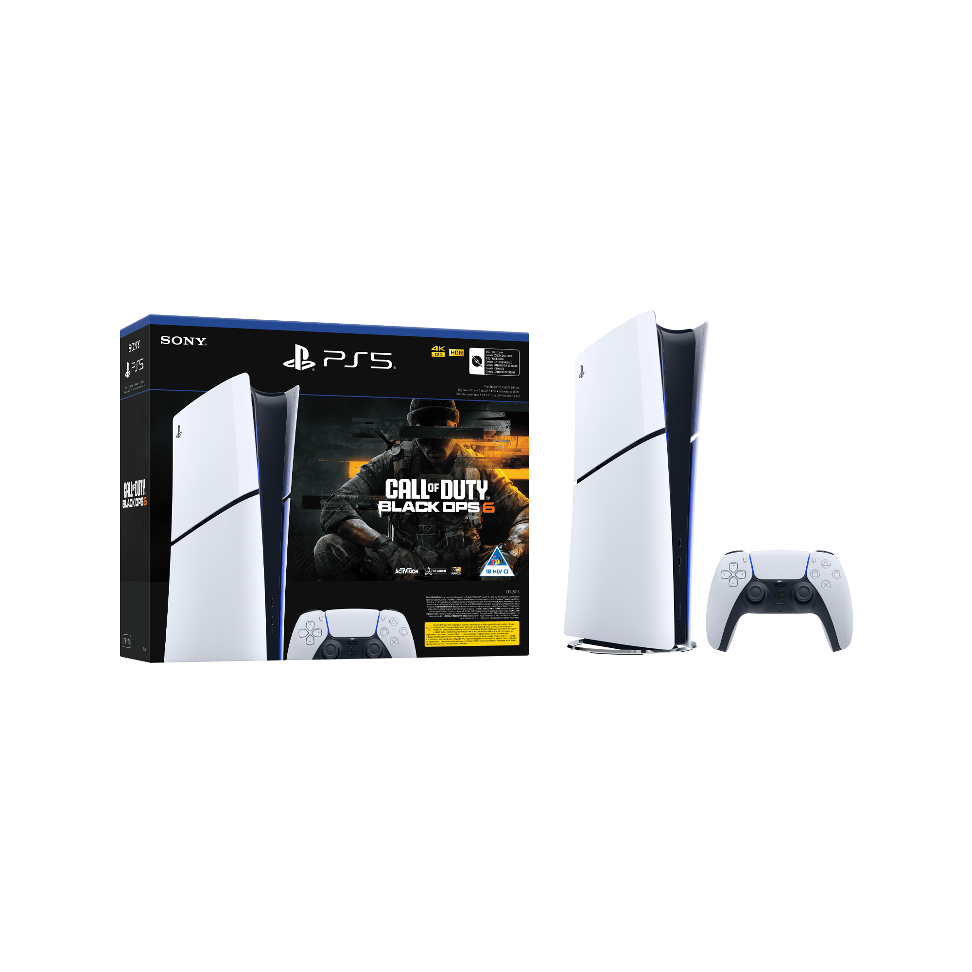 PS5 Slim Digital + Call of Duty: Black Ops 6 (Voucher) Bundle - KOODOO
