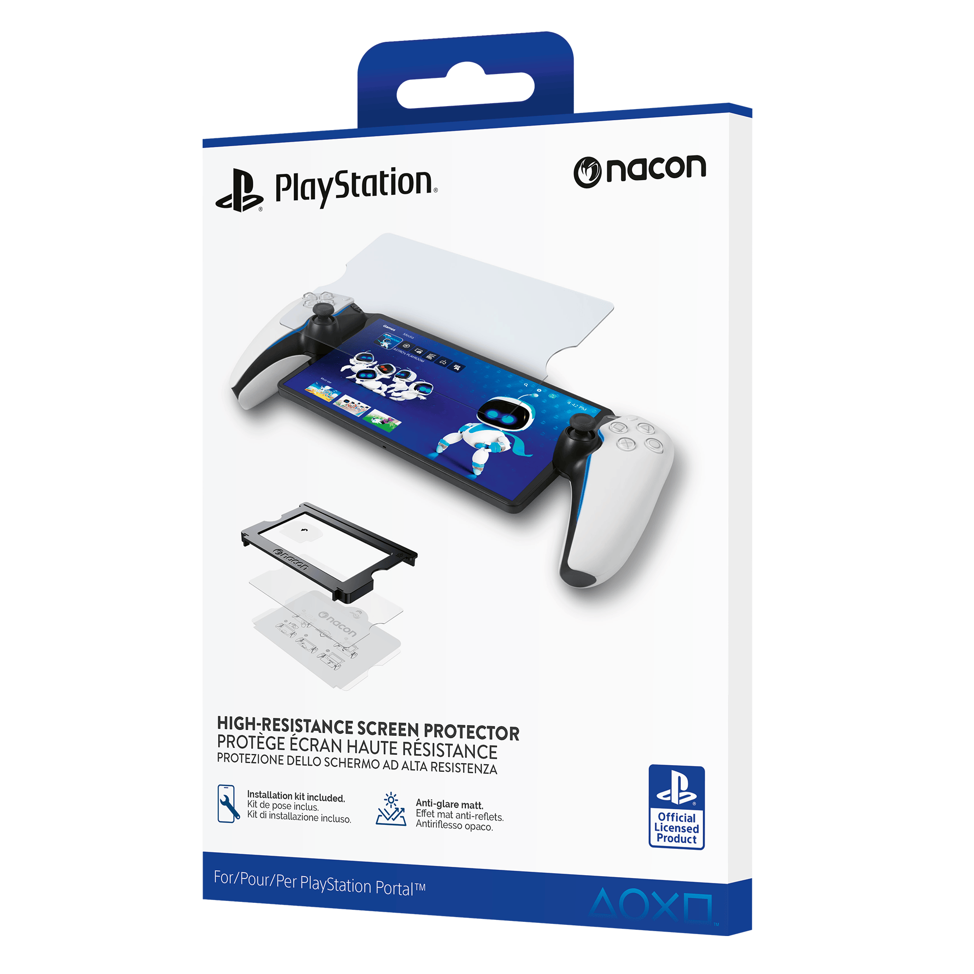 PlayStation Portal Tempered Glass Screen Protector (Official PlayStation License) - KOODOO