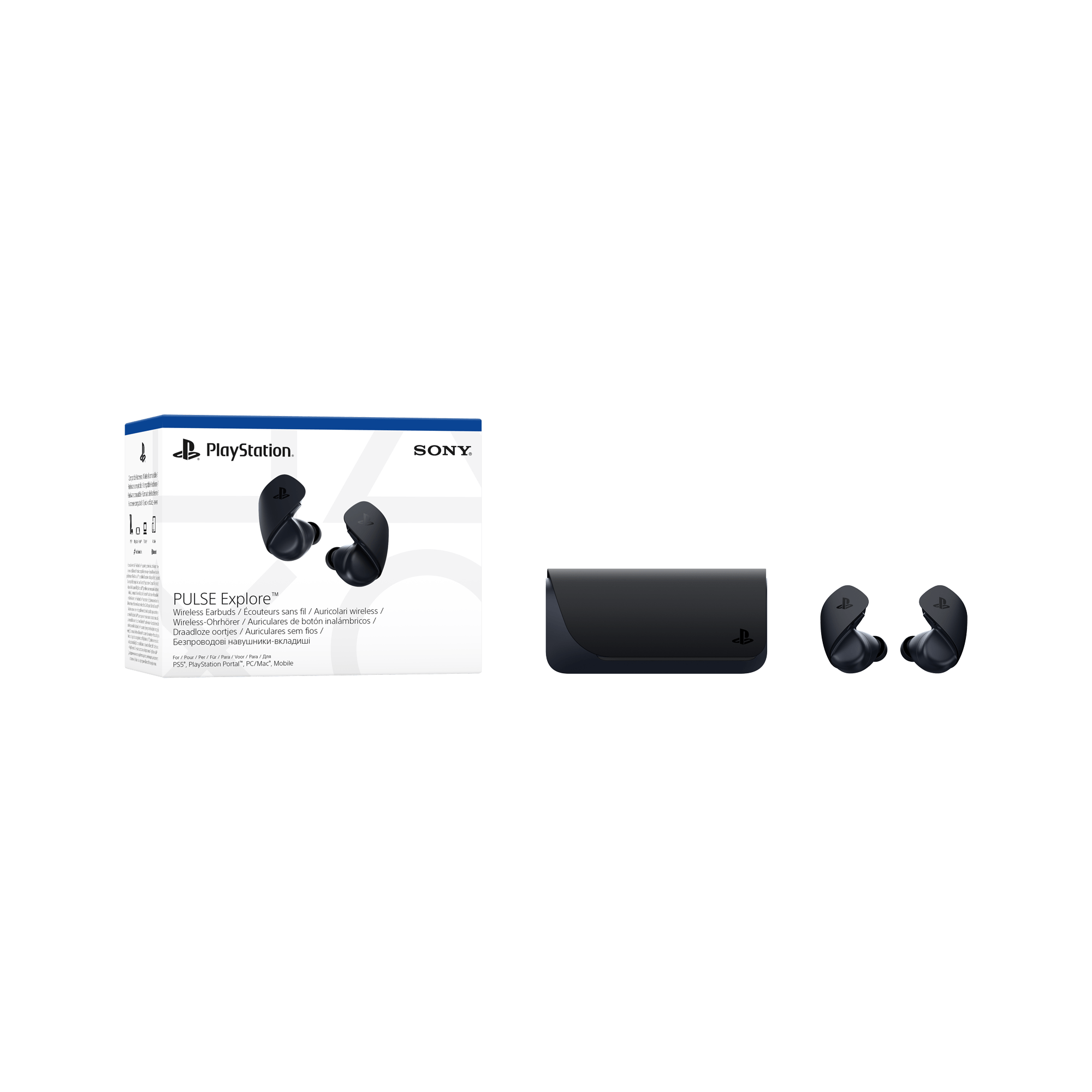 PS5 Pulse Explore Wireless Earbuds - Midnight Black - KOODOO