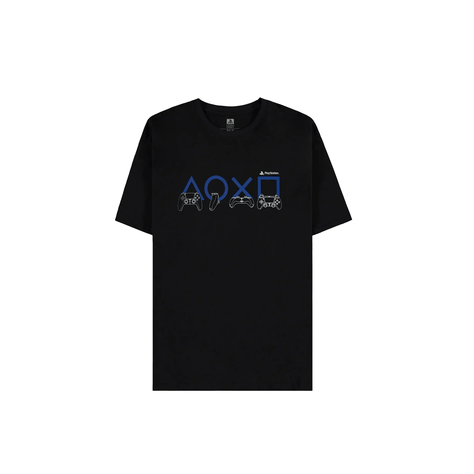 PlayStation - Controller Short Sleeved T-shirt (Black) - KOODOO
