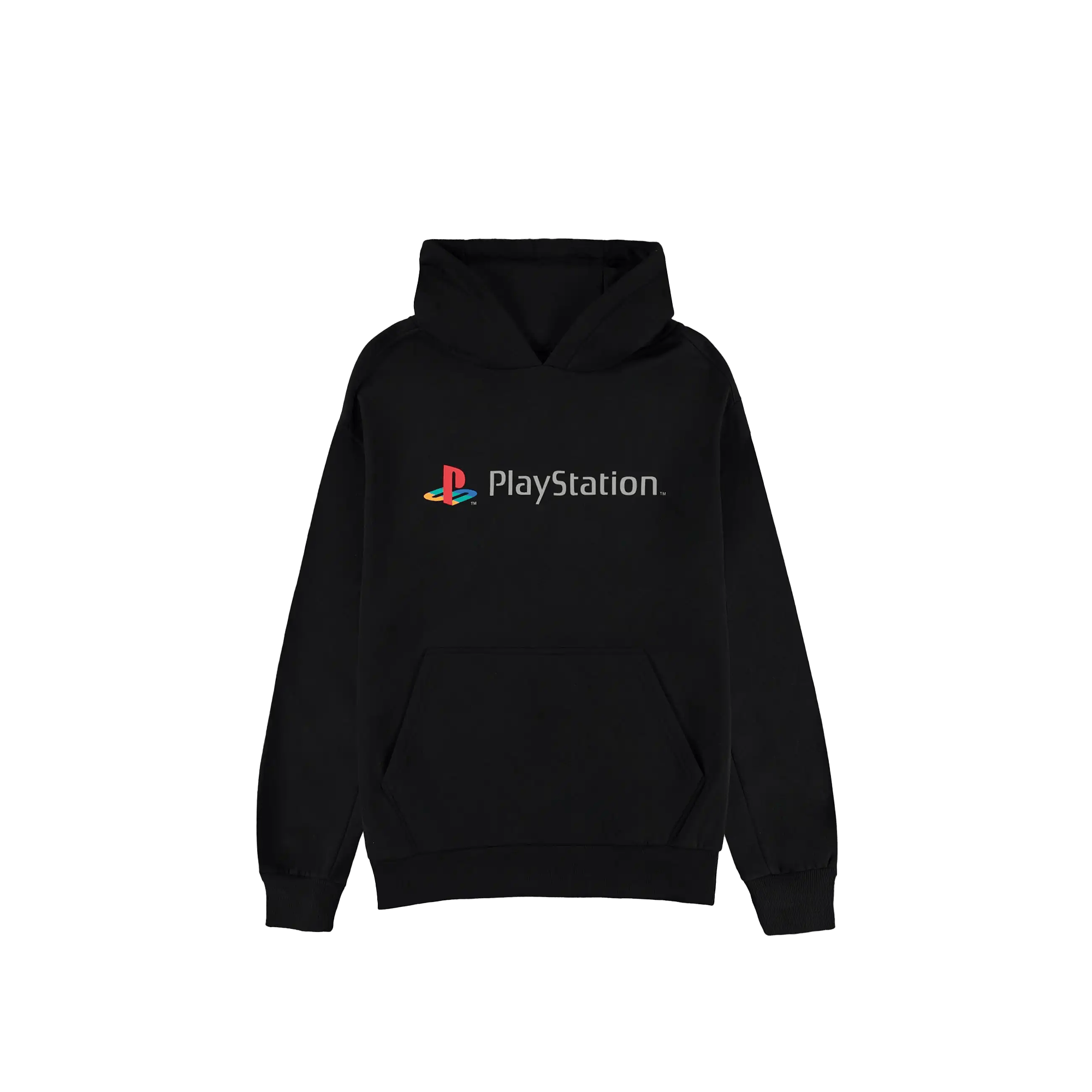 PlayStation - Logo Hoodie (Kangaroo Pocket) (Black) - KOODOO