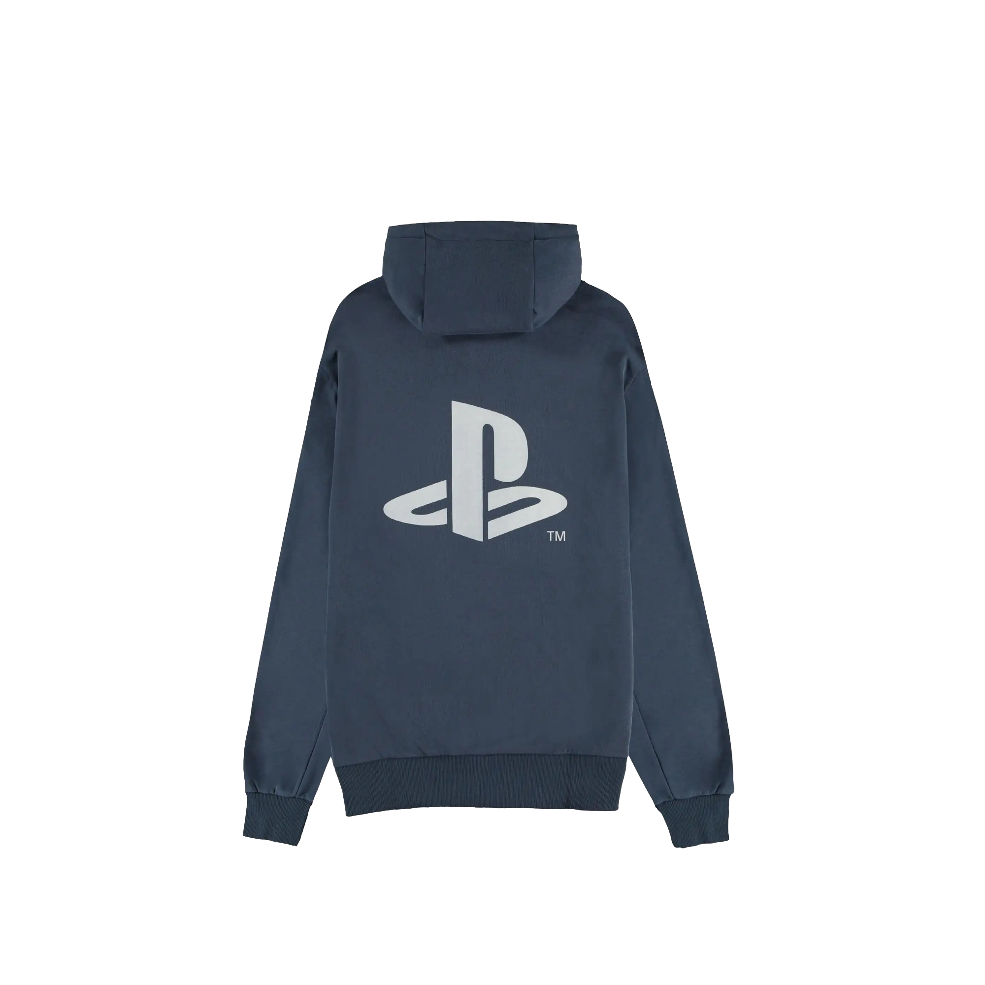 PlayStation - Navy Logo Men's Zipper Hoodie - KOODOO