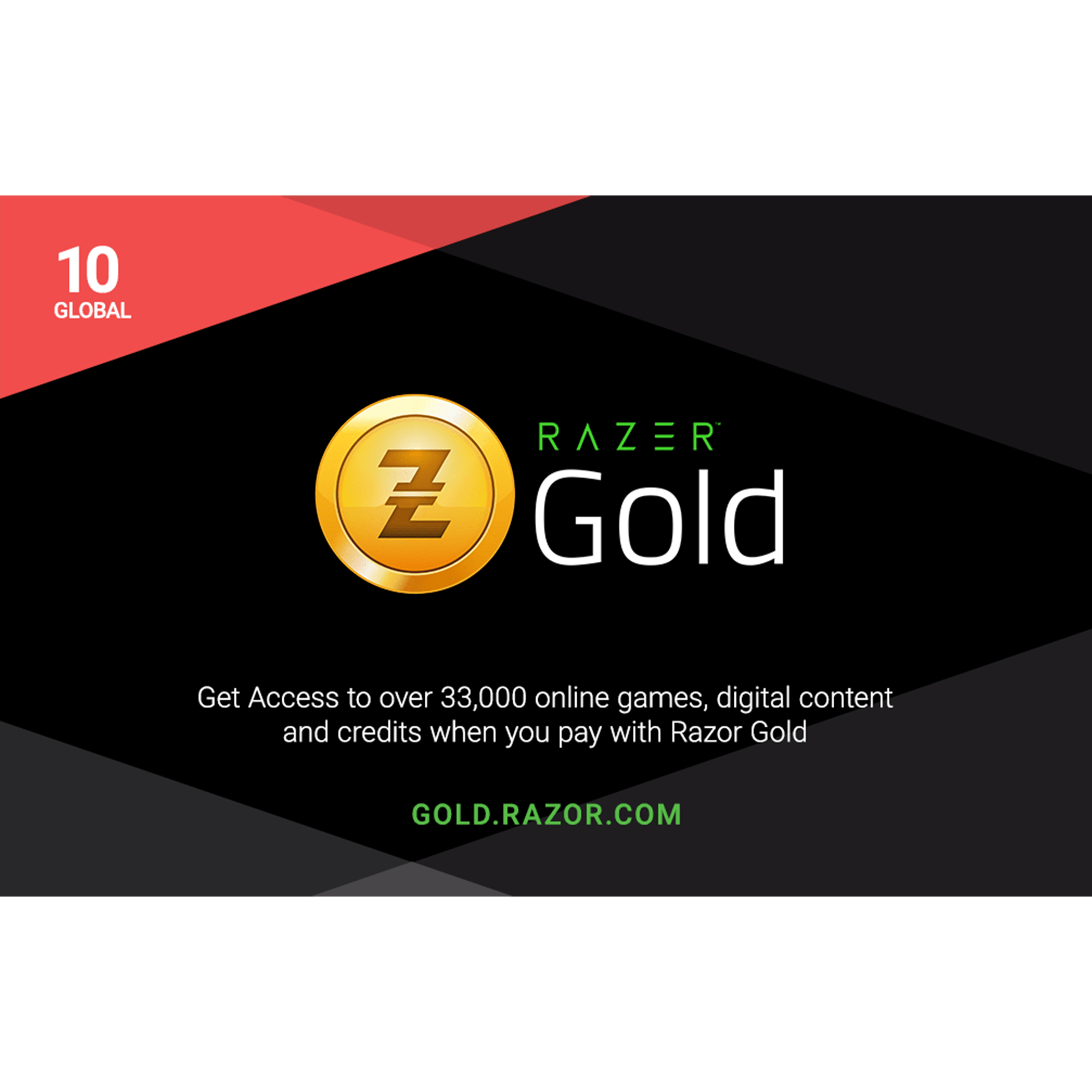Razer Gold PIN Global - Digital code will be emailed | KOODOO
