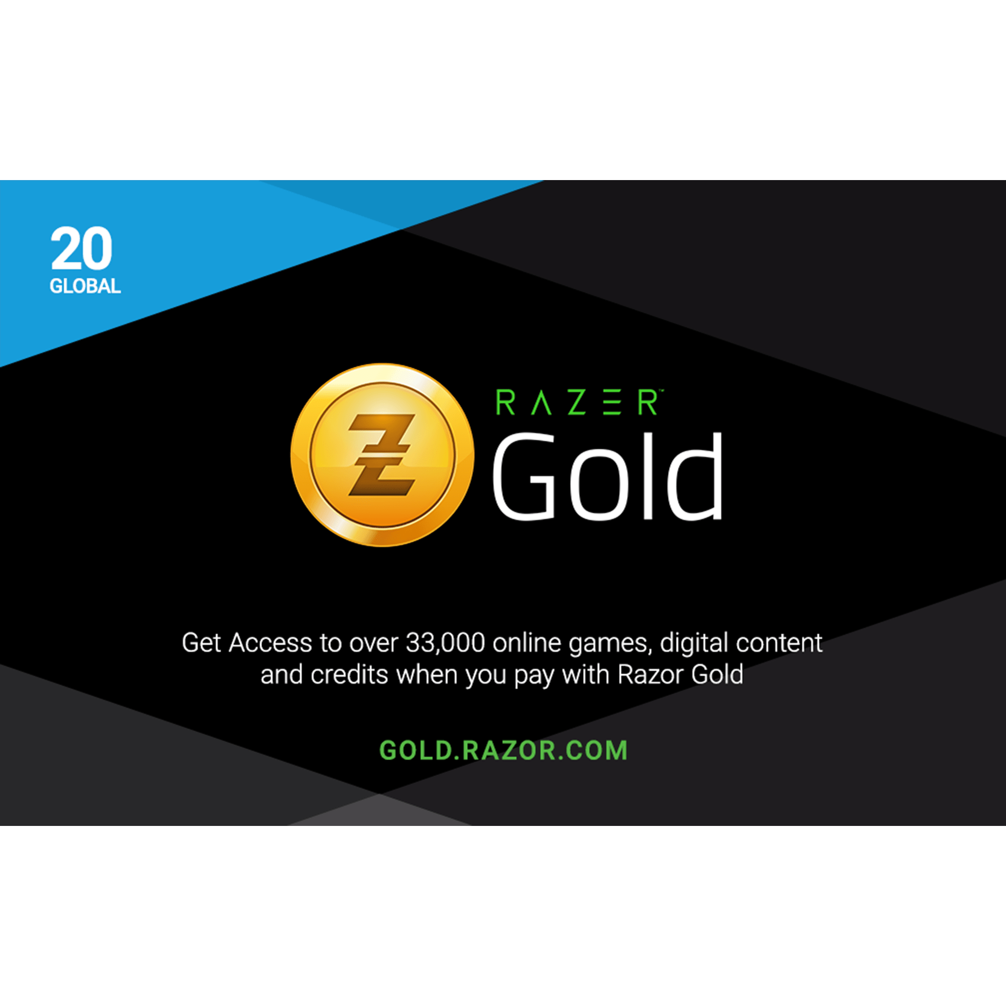 Razer Gold PIN Global - Digital code will be emailed | KOODOO