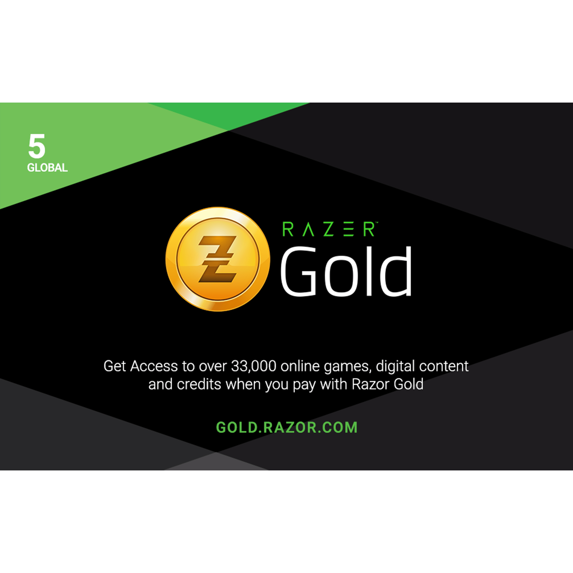 Razer Gold PIN Global - Digital code will be emailed | KOODOO