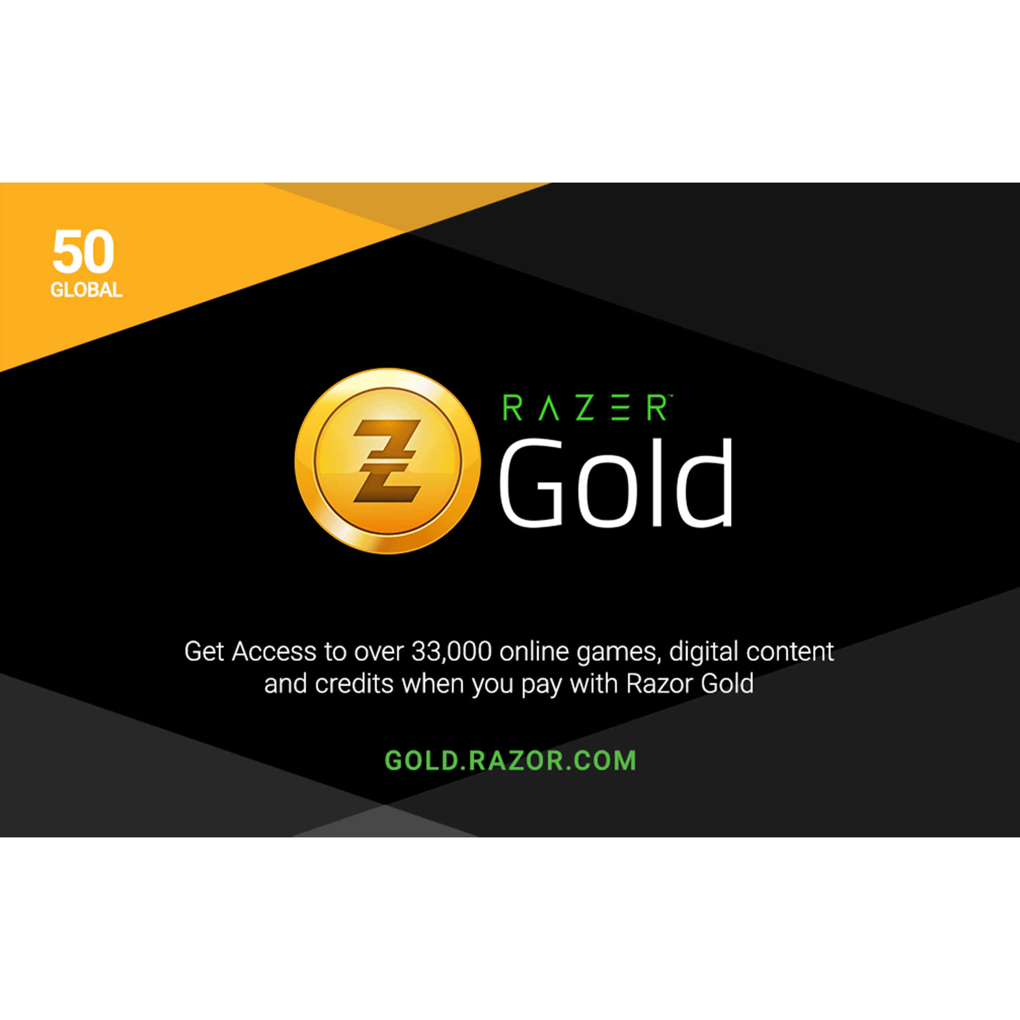 Razer Gold PIN Global - Digital code will be emailed | KOODOO
