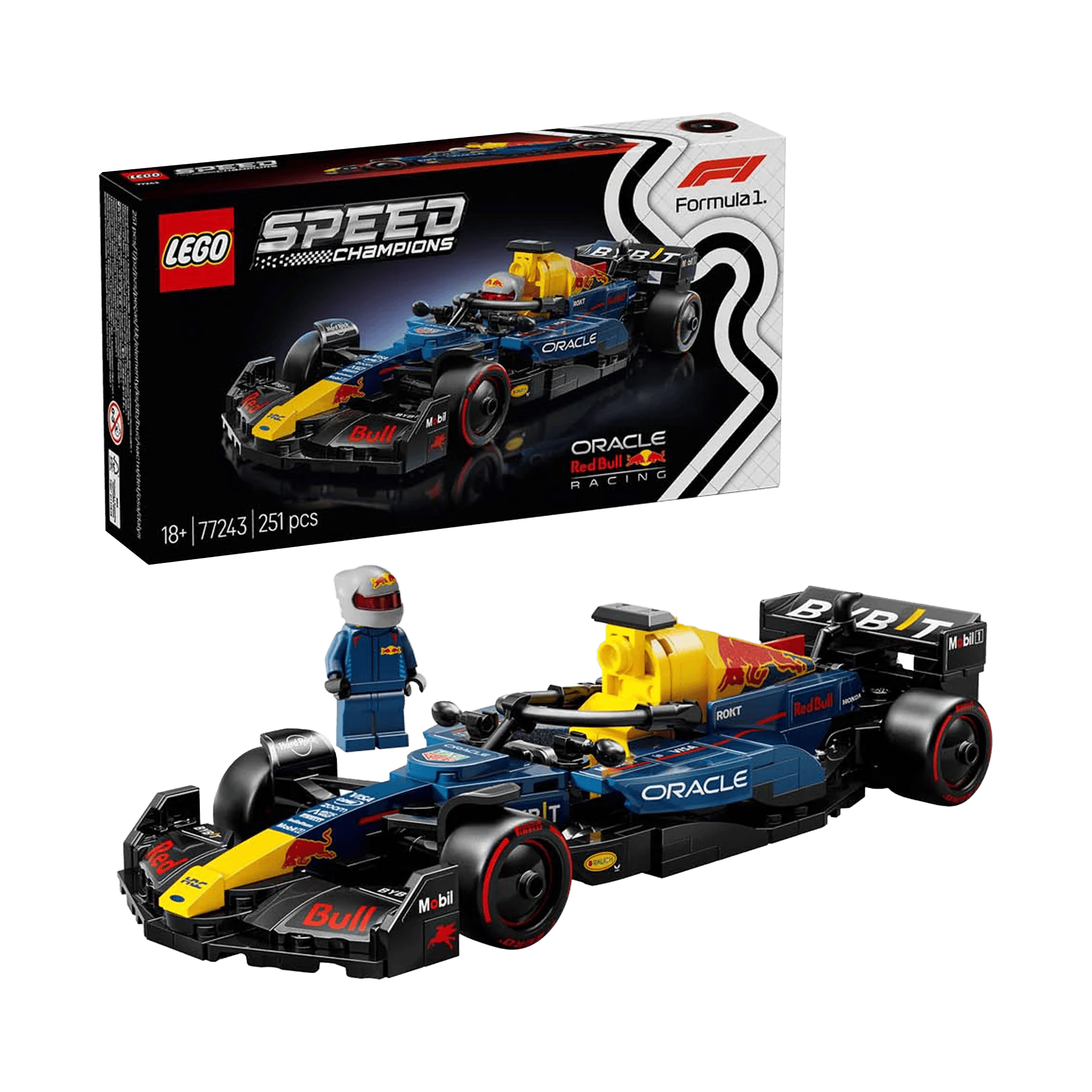 LEGO: Speed Champions Oracle Red Bull Racing RB20 F1 Race Car (77243) - KOODOO
