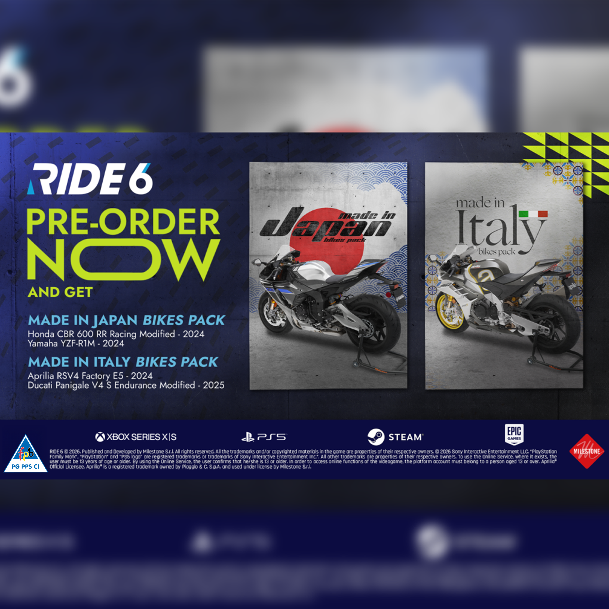 Ride 6 Day One Edition (PS5) - KOODOO