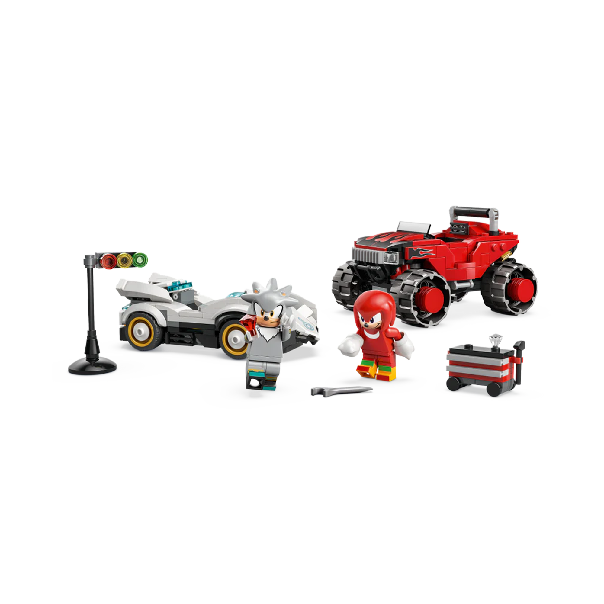 LEGO: Sonic the Hedgehog Silver’s Car vs. Knuckles’ Monster Truck - KOODOO