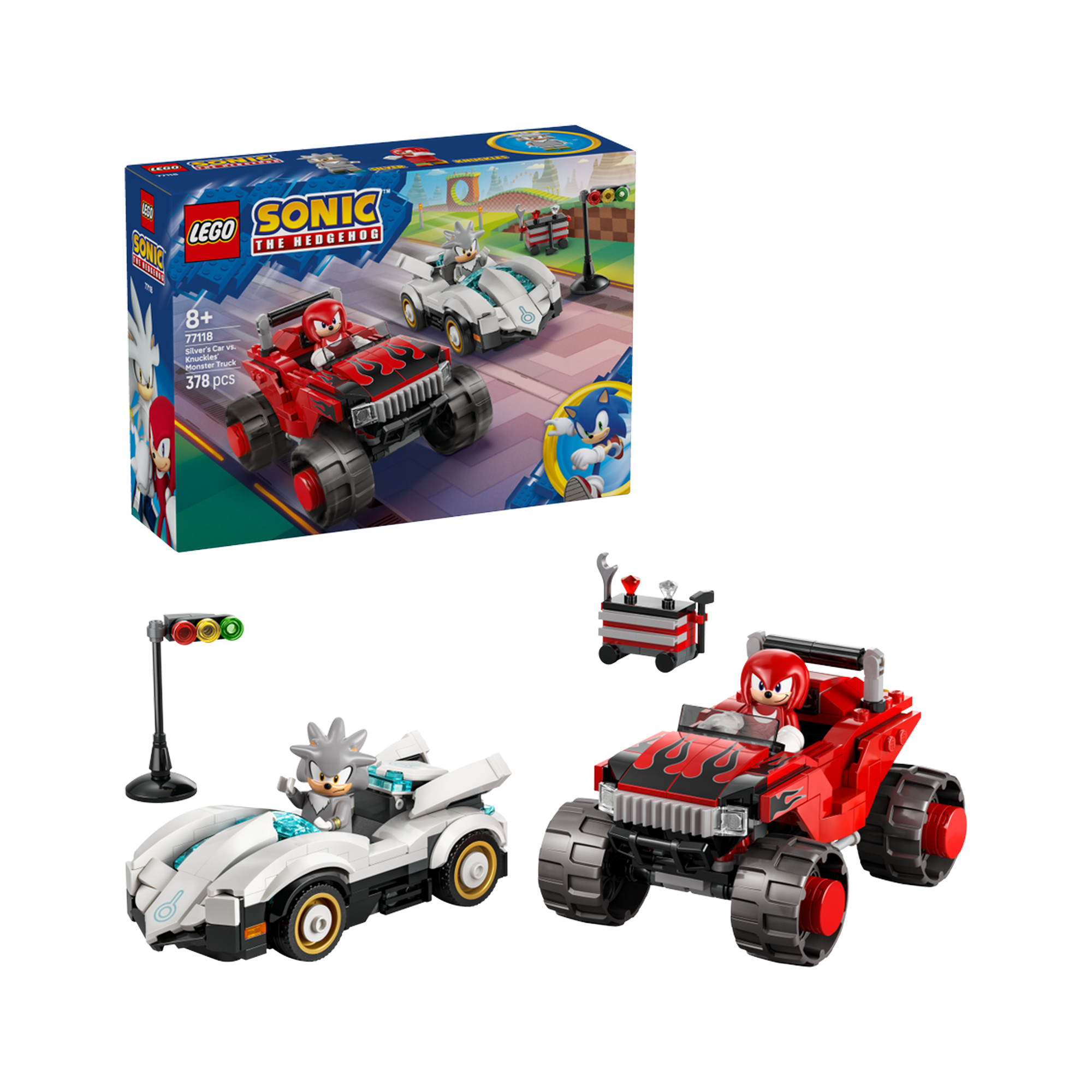 LEGO: Sonic the Hedgehog Silver’s Car vs. Knuckles’ Monster Truck - KOODOO