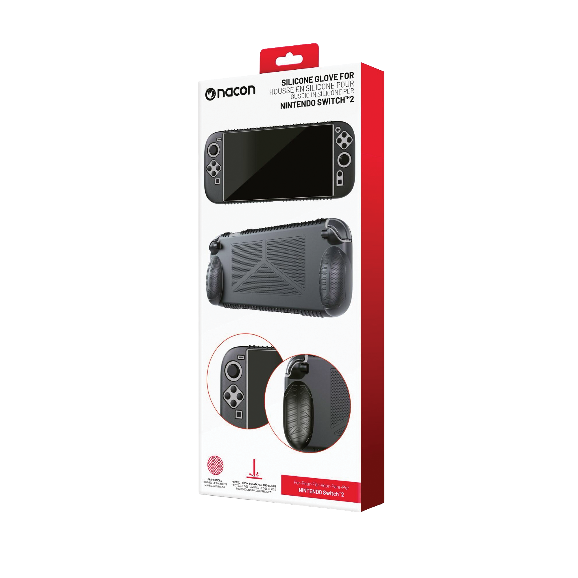 Black Silicone Glove For Nintendo Switch 2 - KOODOO