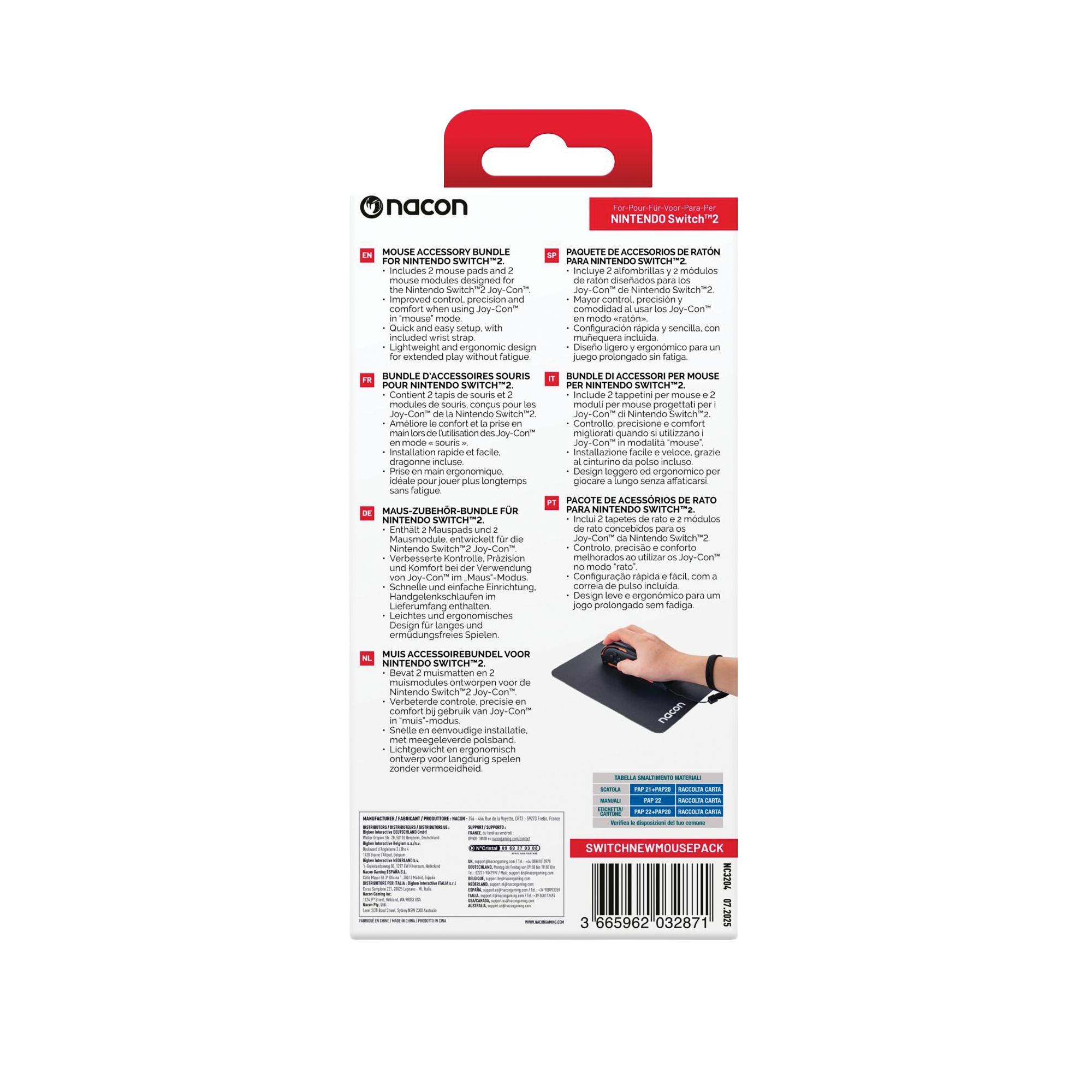 Mouse Accessories Bundle for Nintendo Switch 2 - KOODOO