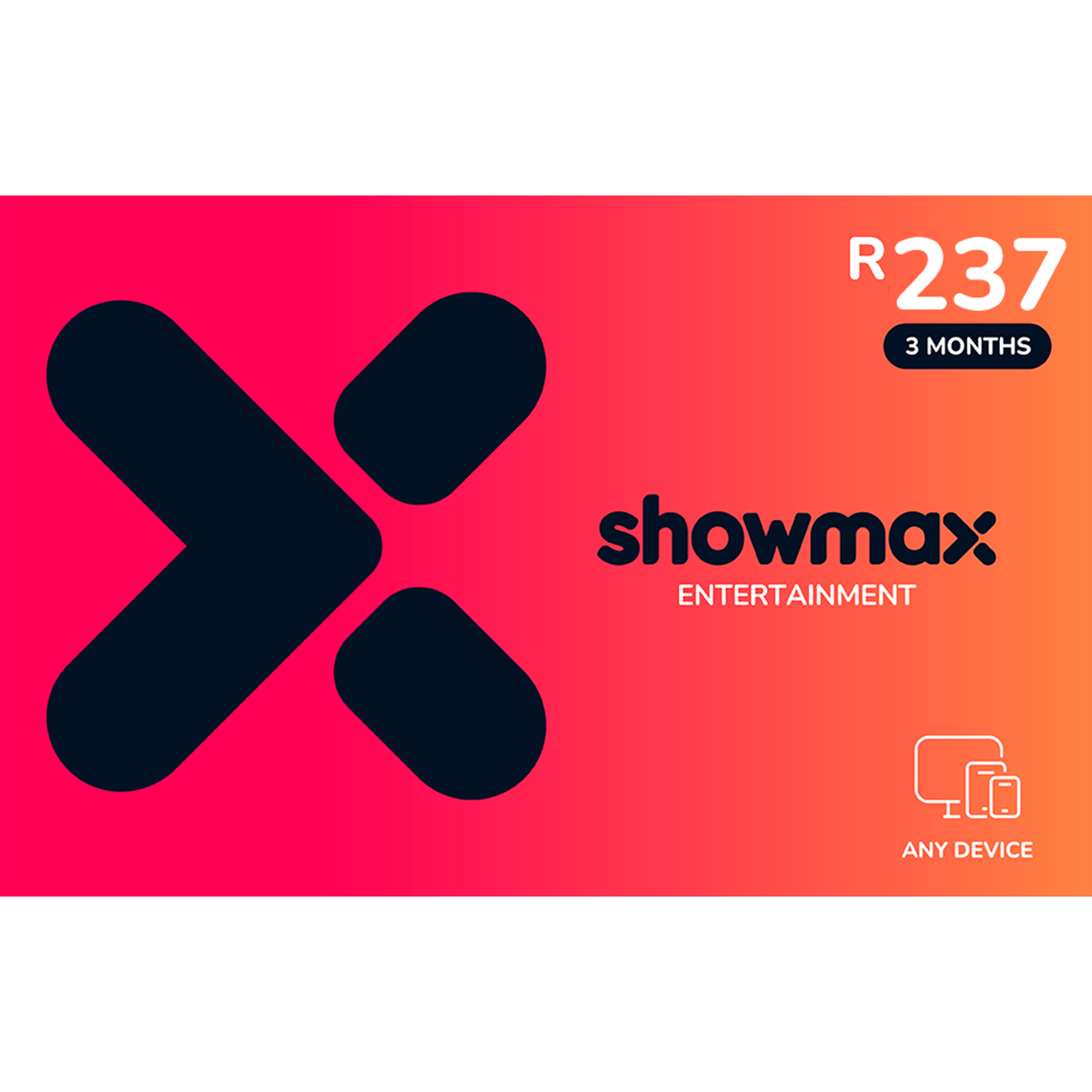 Showmax General Entertainment - Digital code will be emailed | KOODOO