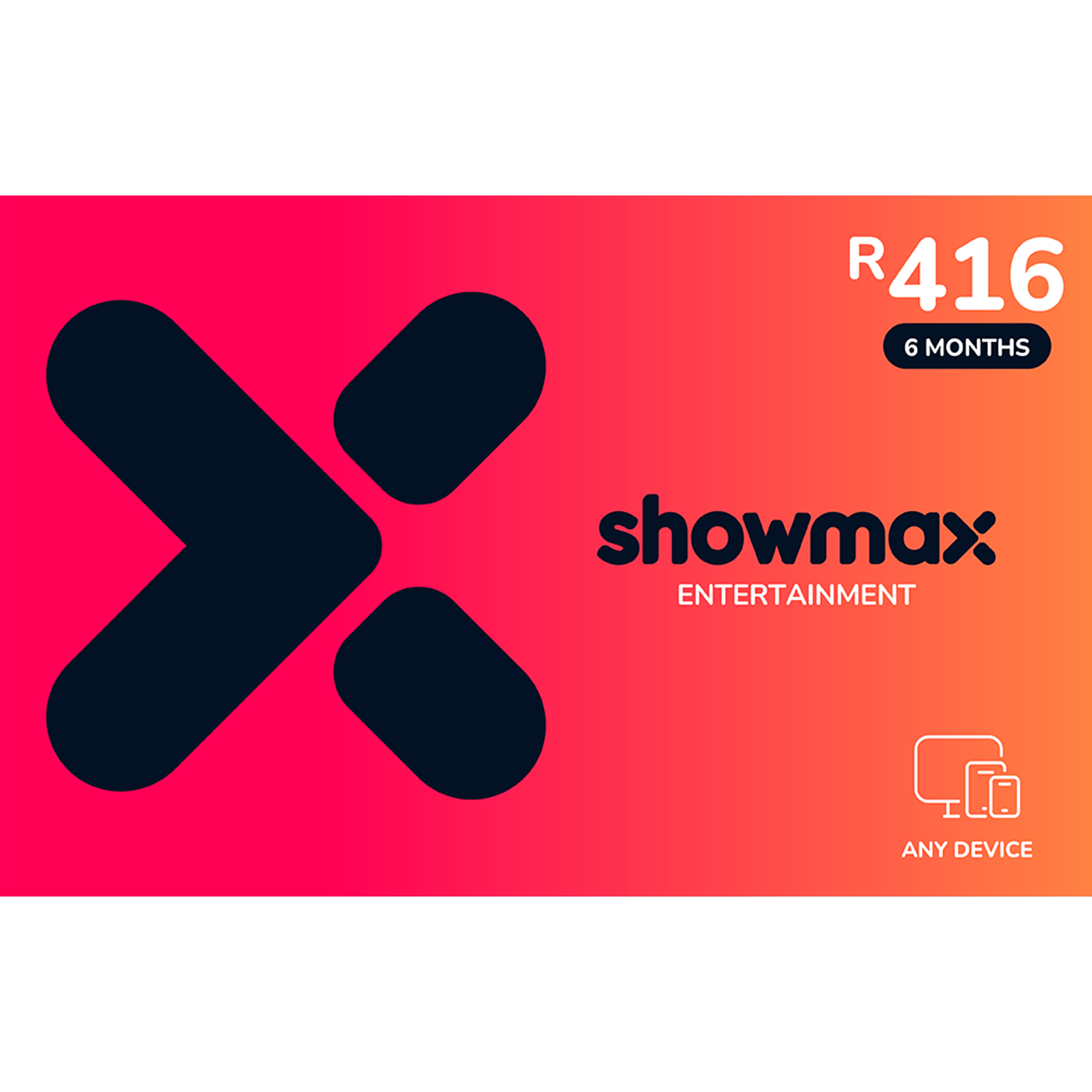 Showmax General Entertainment - Digital code will be emailed | KOODOO