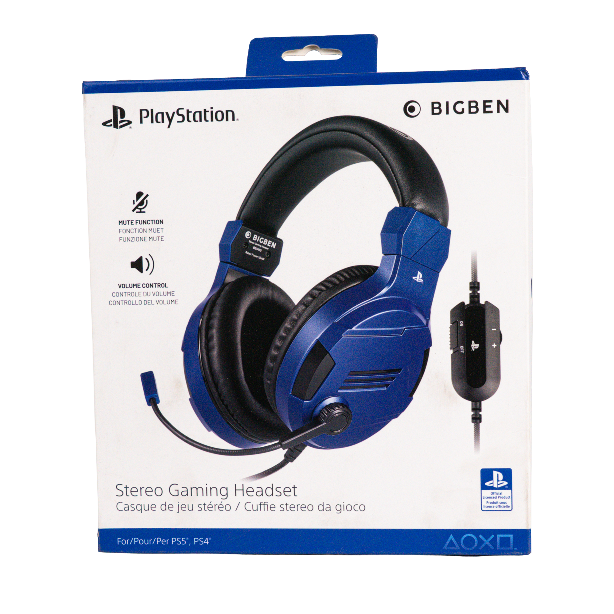 Stereo Gaming Headset for PS4 - Blue - CODE RED Markdowns - KOODOO