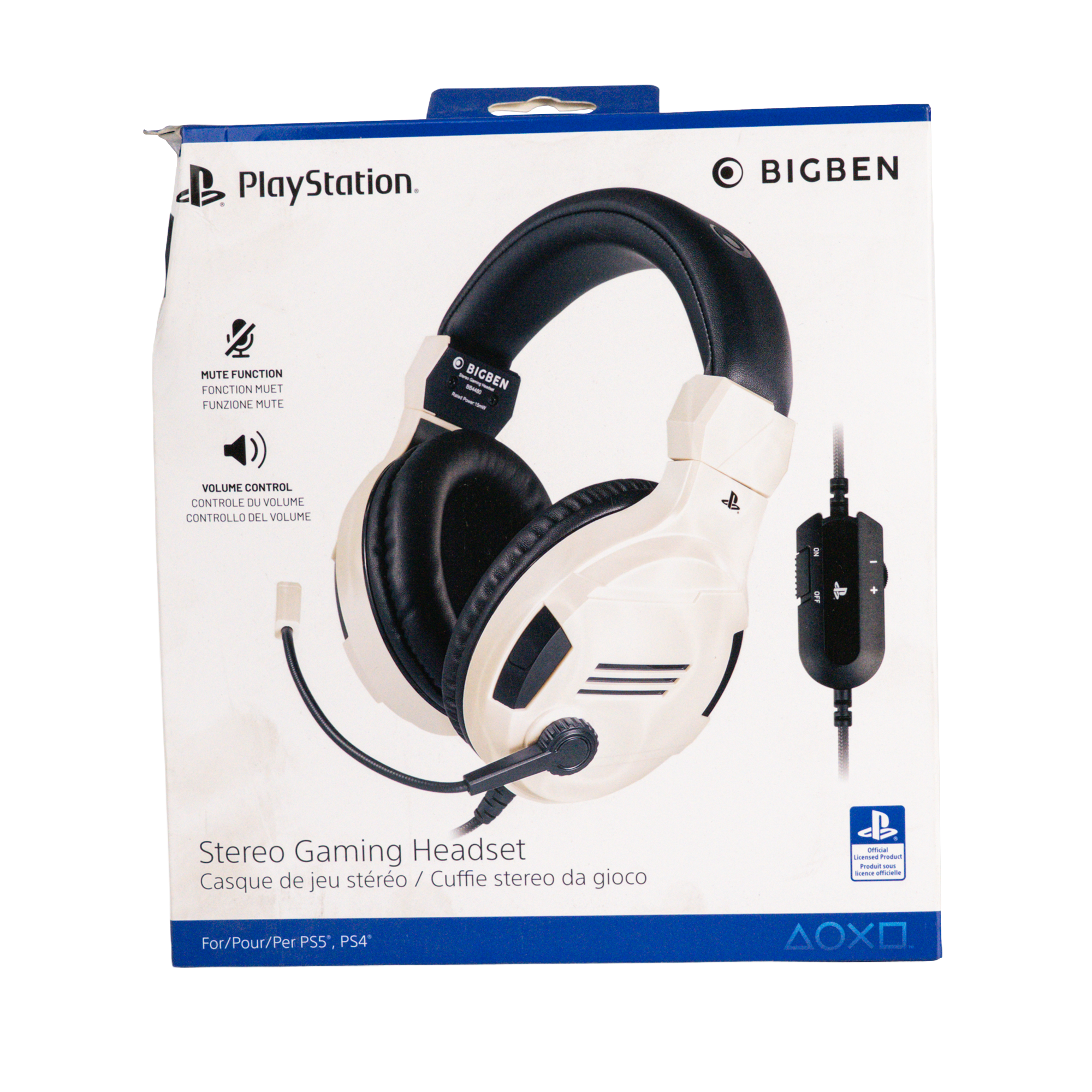Stereo Gaming Headset for PS4 - White - CODE RED Markdowns - KOODOO