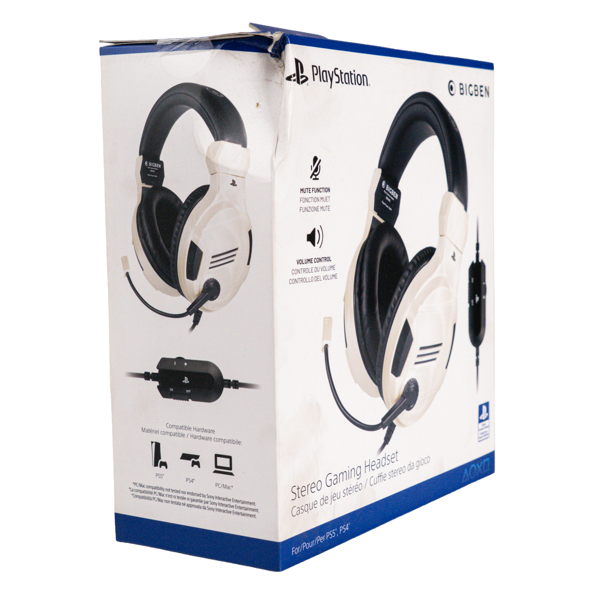 Stereo Gaming Headset for PS4 - White - CODE RED Markdowns - KOODOO