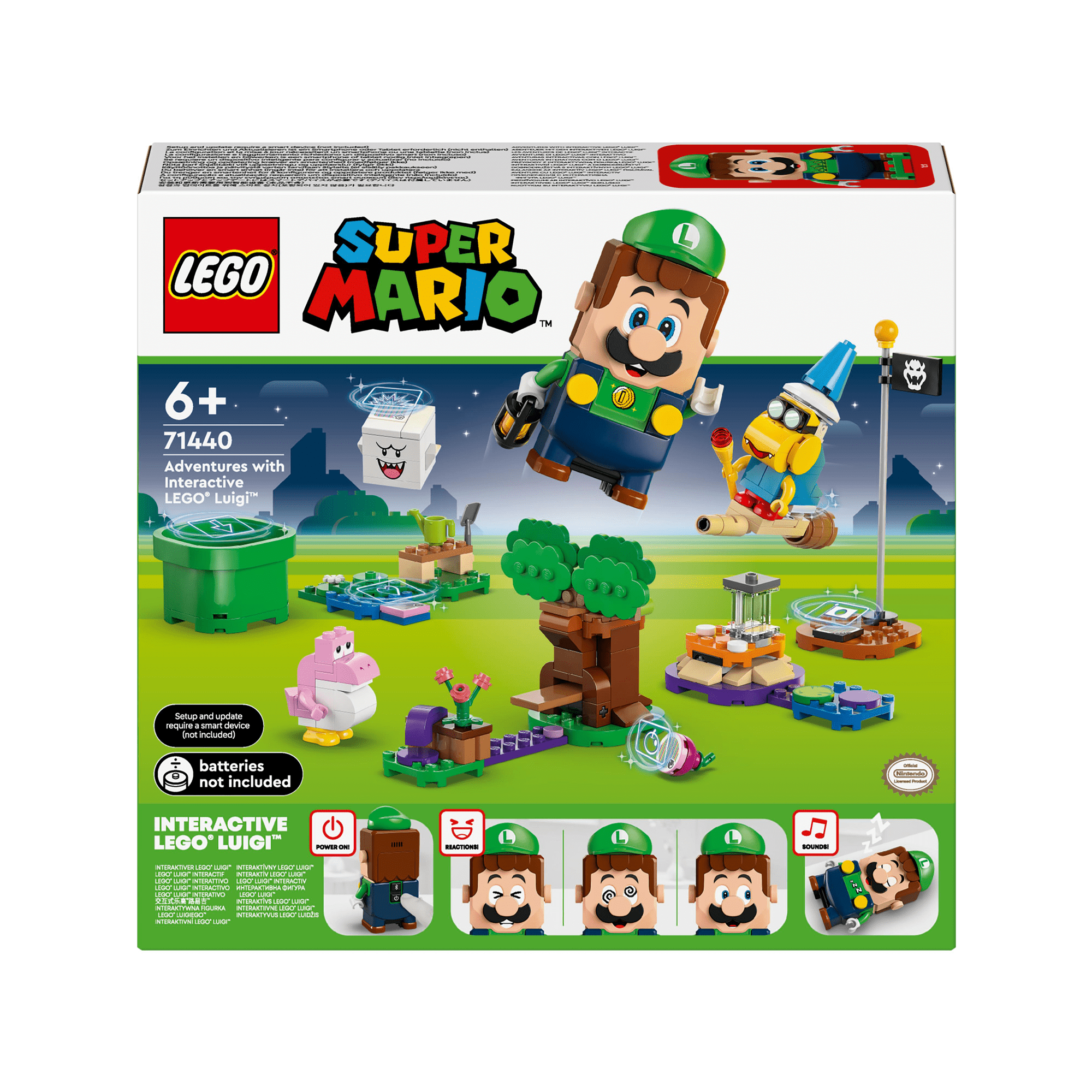LEGO: Super Mario - Adventures with Interactive Luigi (71440) - KOODOO