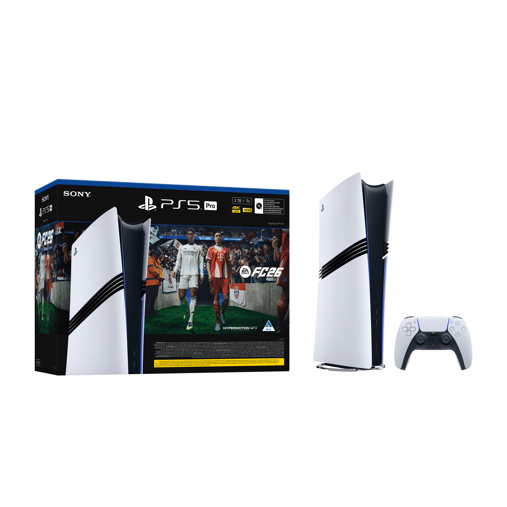 PlayStation 5 Digital Pro Console + EA SPORTS FC 26 (Voucher) - KOODOO