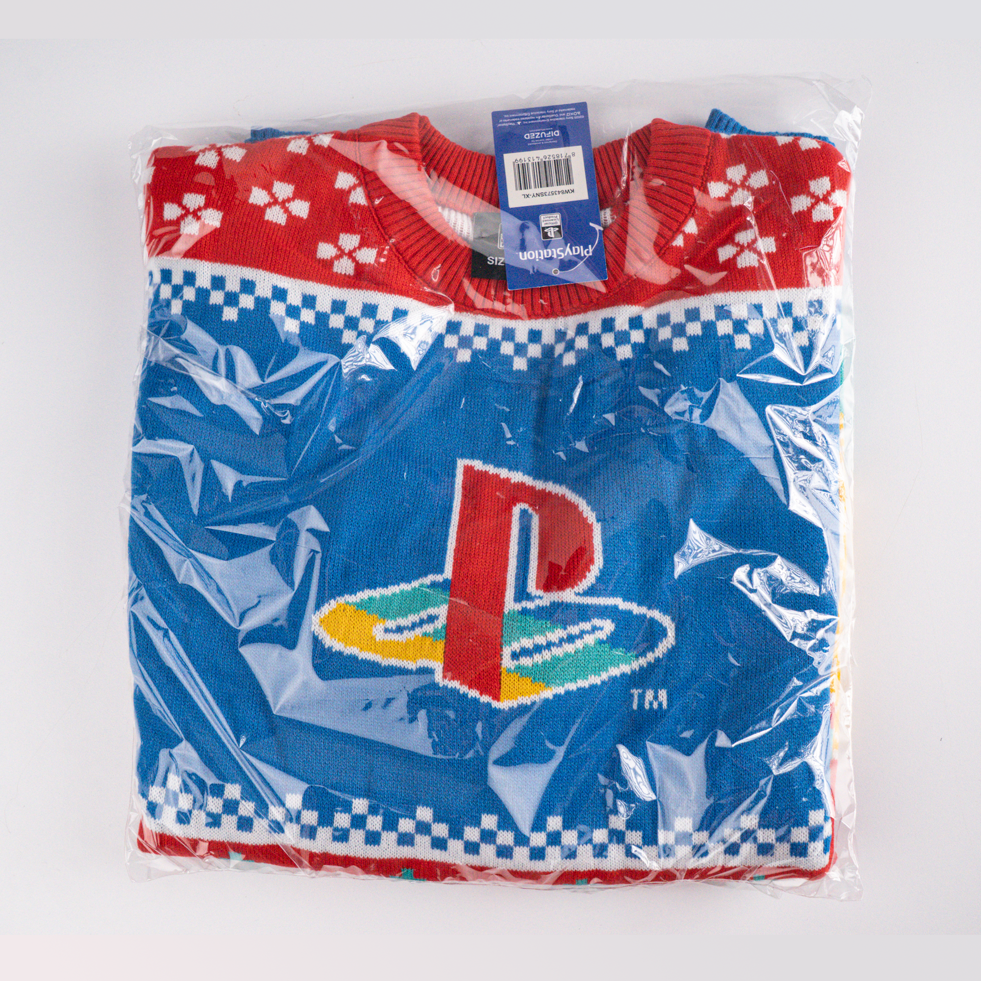PlayStation - Logo Christmas Jumper - CODE RED Markdown | KOODOO