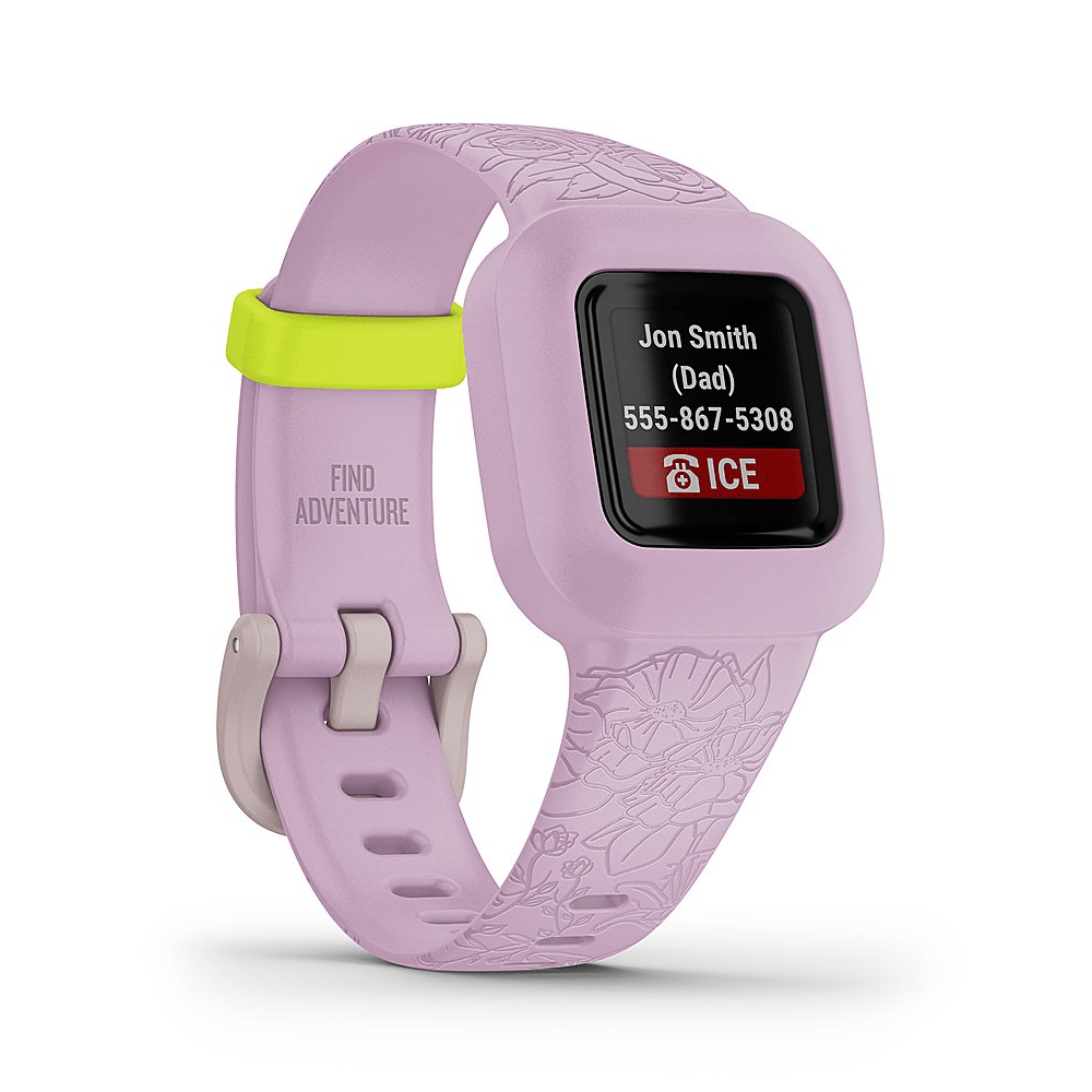 Garmin Vívofit jr. 3 - Lilac Floral (010-02441-01) - KOODOO
