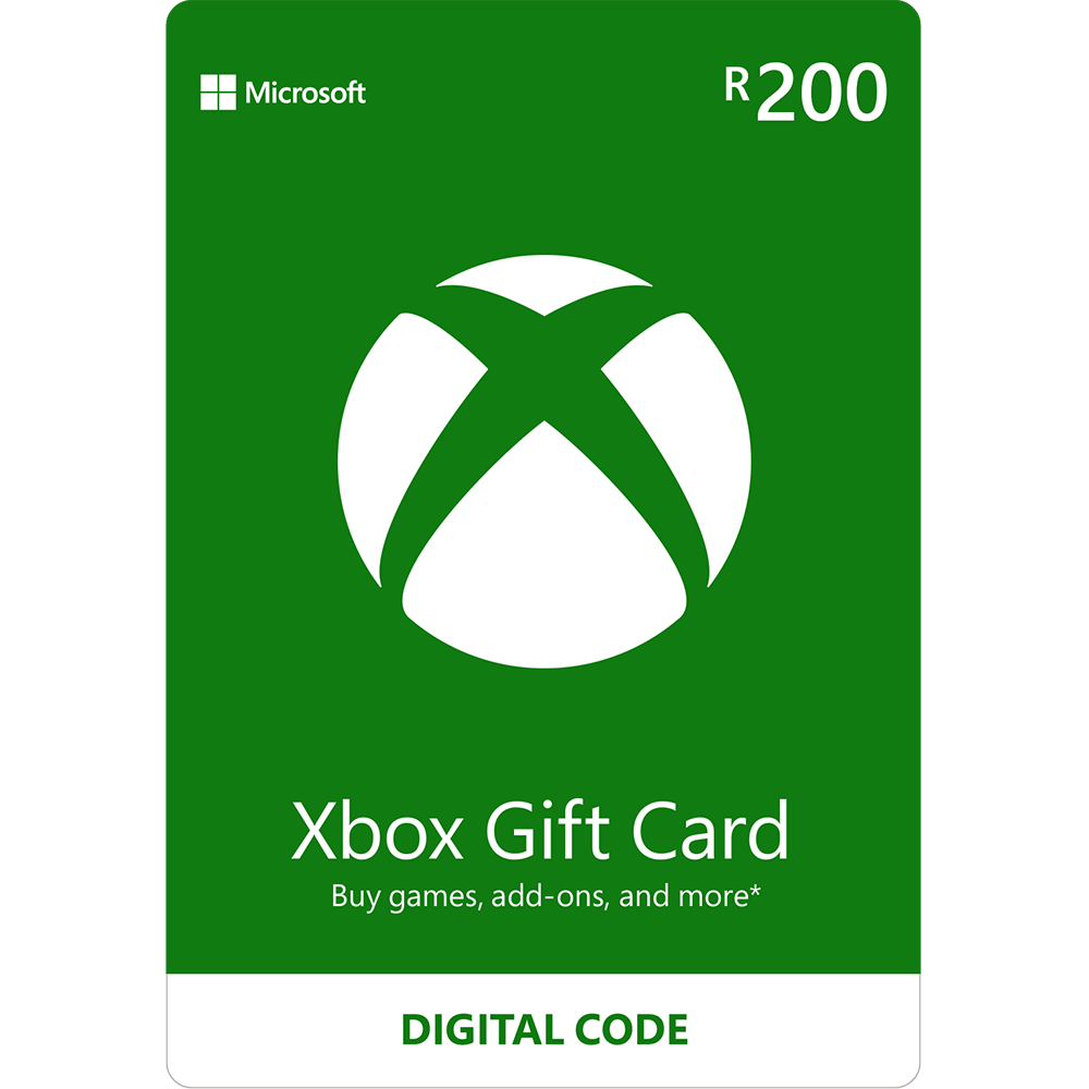 Microsoft Xbox 200 ZAR ESD ZA Digital Code will be emailed