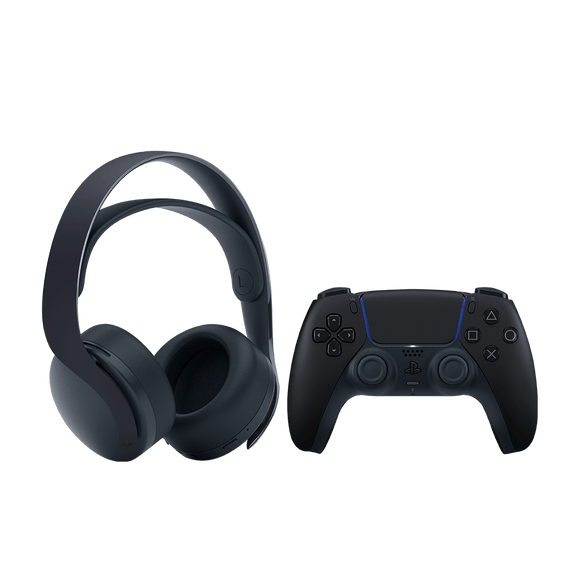 PS5 Pulse 3D Wireless Headset + DualSense Controller - Midnight Black - KOODOO