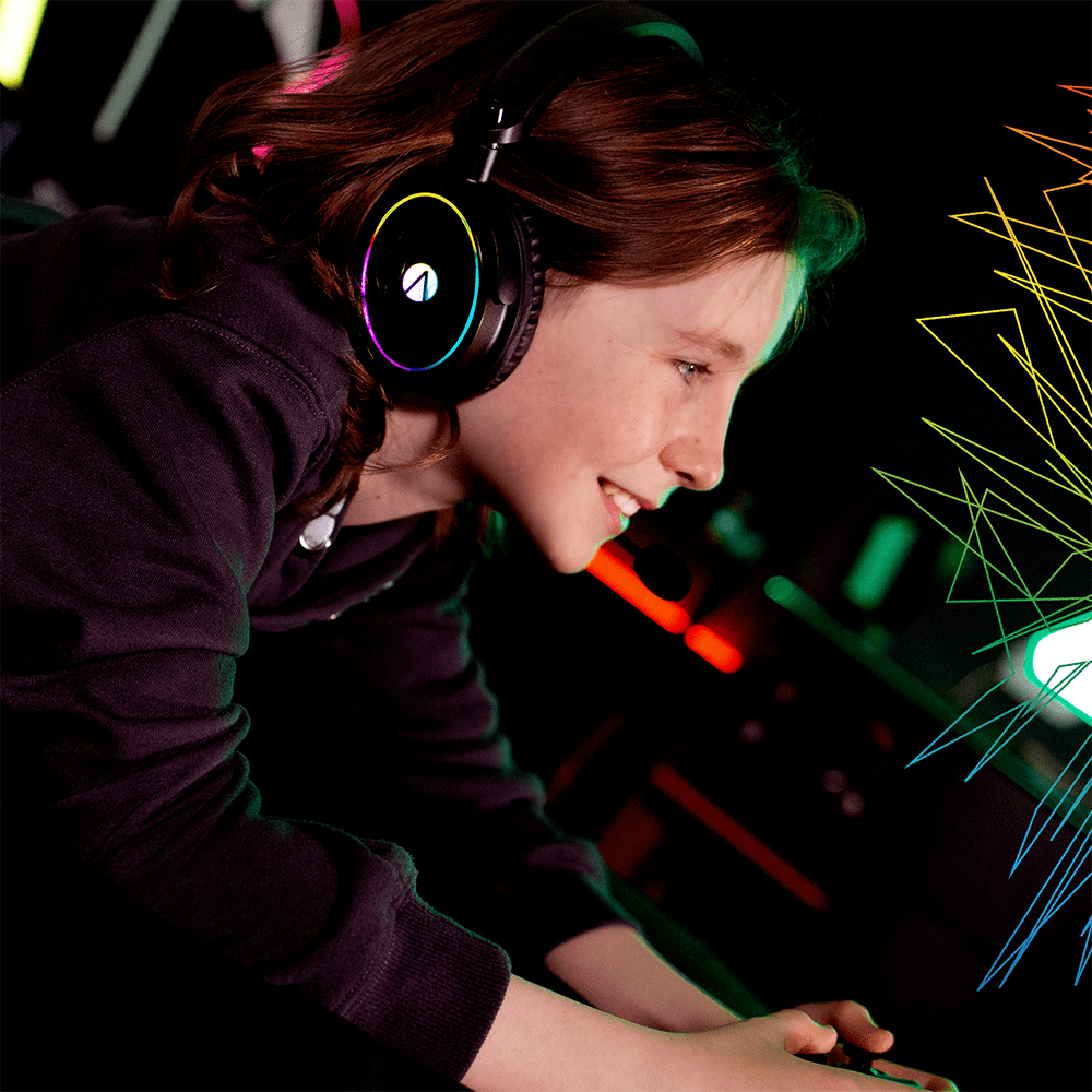 Stealth Light Up Gaming Setup Bundle – Keyboard, Mouse, Mouse Pad, C6-100 LED Gaming Headset - KOODOO