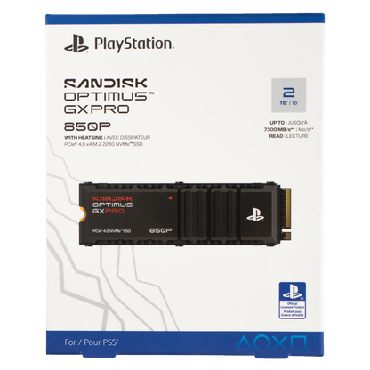 SanDisk Optimus GX PRO 850P NVMe SSD for PS5 consoles - 2TB - KOODOO