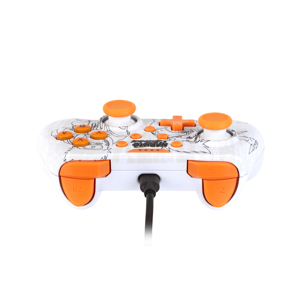 Naruto White Wired Nintendo Switch Controller - KOODOO