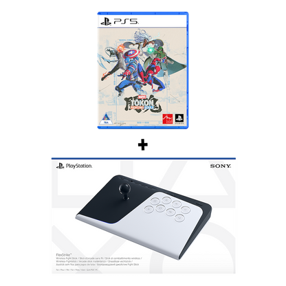 Flexstrike Wireless Fight Stick + MARVEL Tokon: Fighting Souls (PS5) - KOODOO