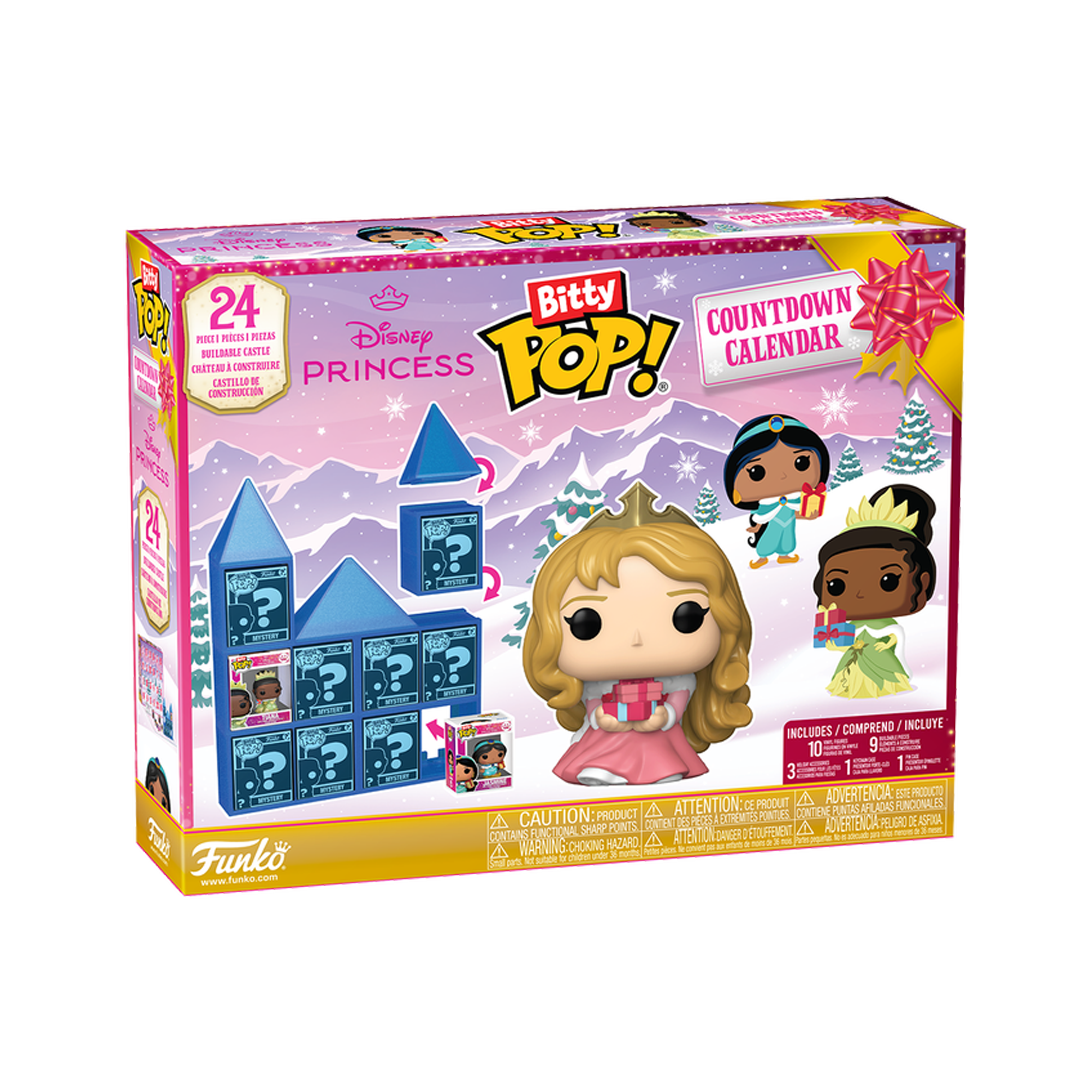 Funko Bitty Pop! Countdown Calendar: Disney Princess Holiday Advent Calendar - KOODOO