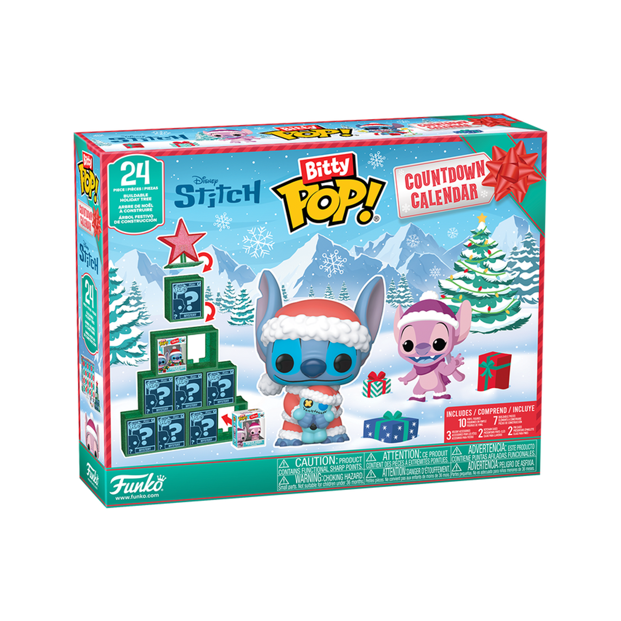 Funko Bitty Pop! Countdown Calendar: Disney Stitch Holiday Advent Calendar - KOODOO