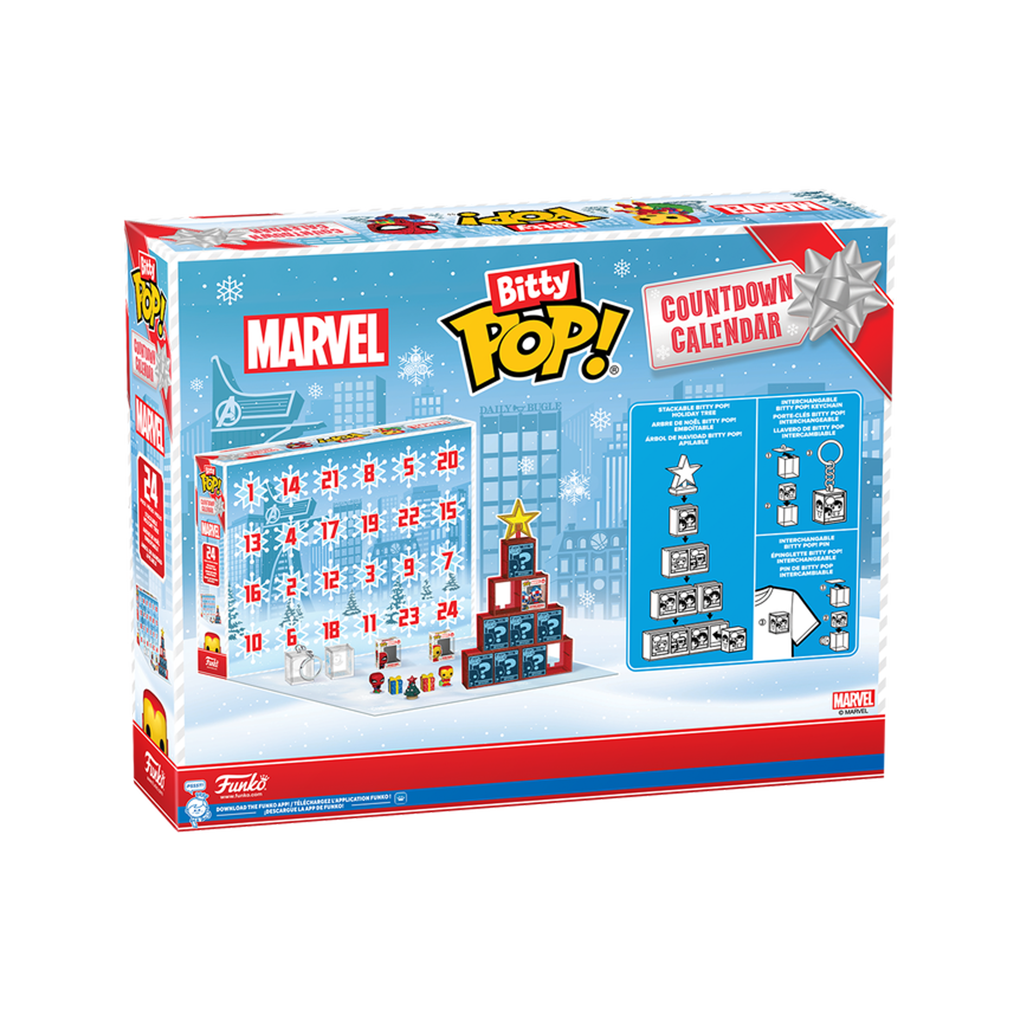 Funko Bitty Pop! Countdown Calendar: Marvel Holiday Advent Calendar - KOODOO