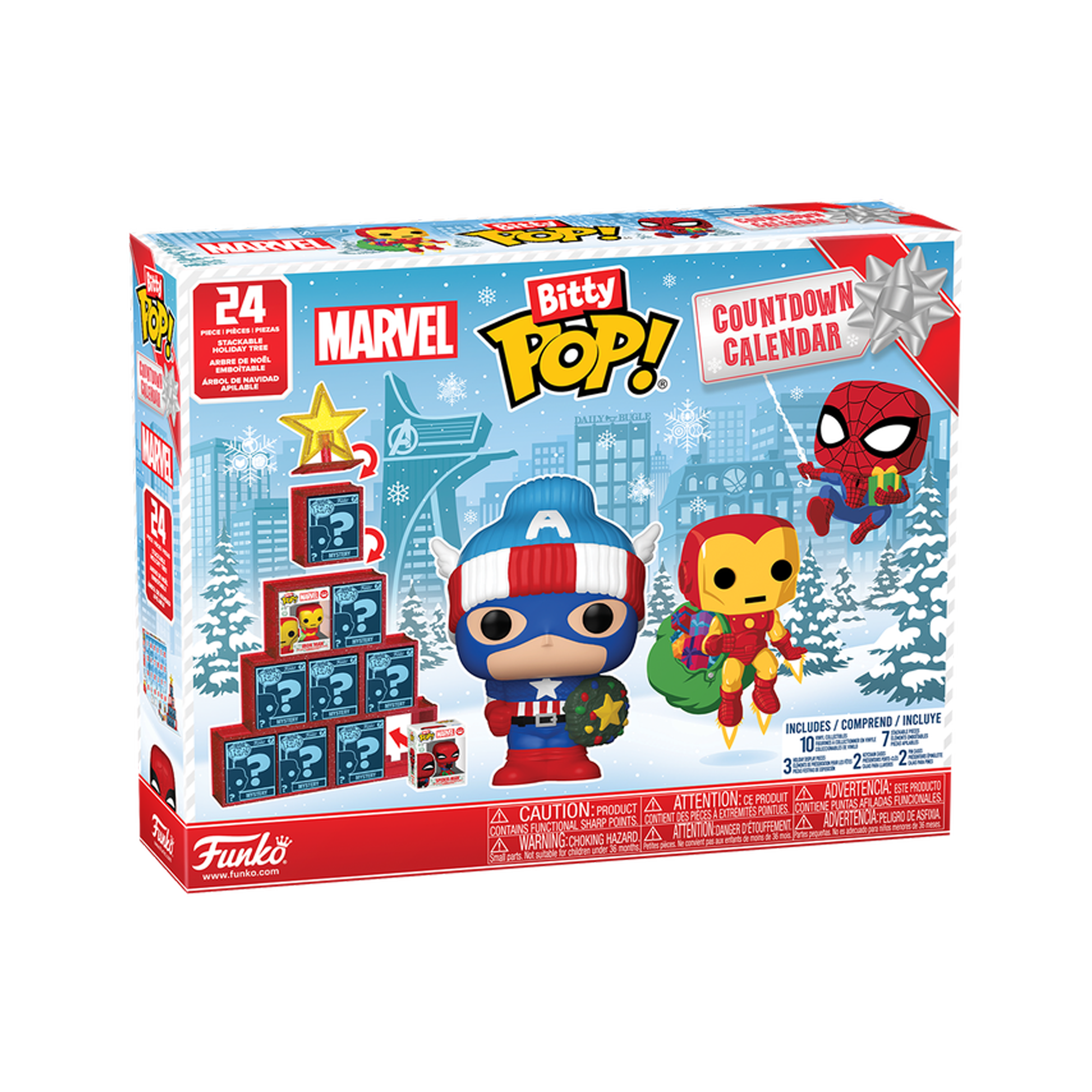 Funko Bitty Pop! Countdown Calendar: Marvel Holiday Advent Calendar - KOODOO