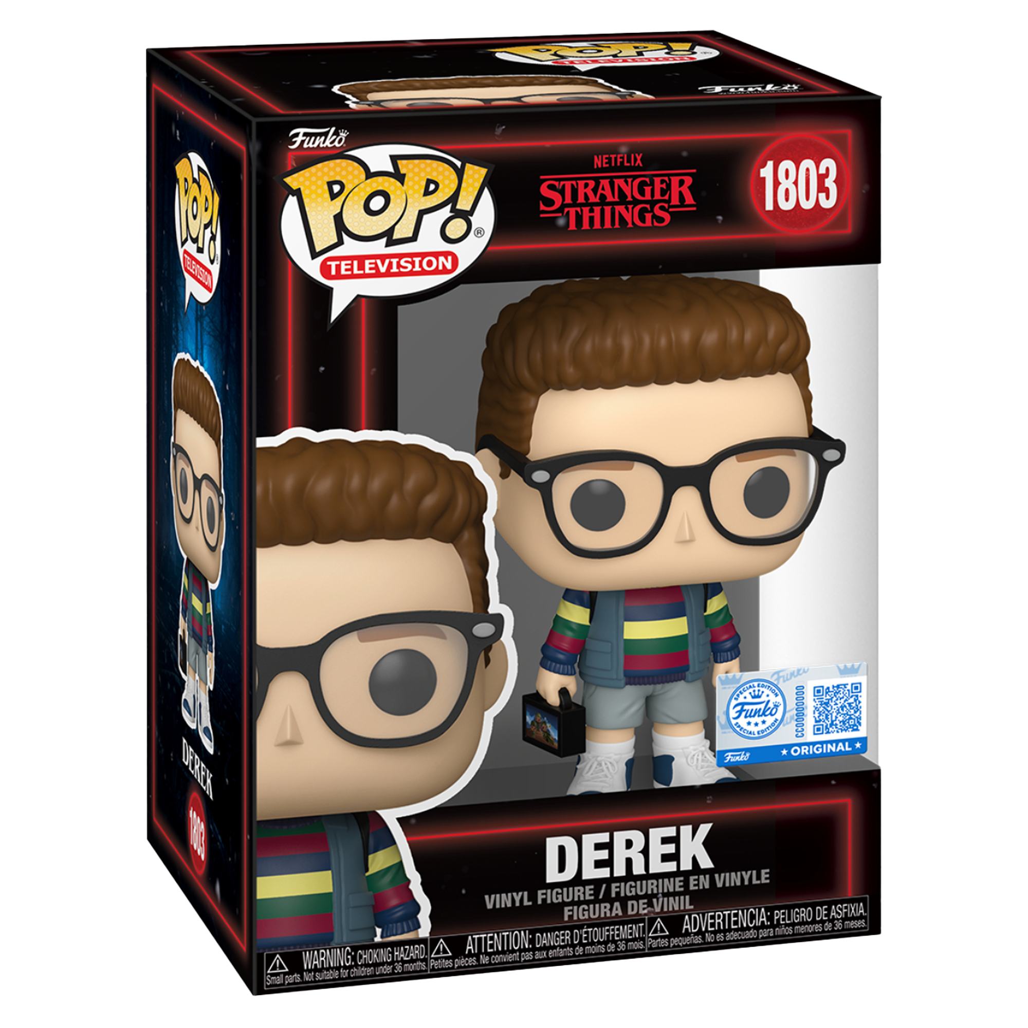 Funko Pop! Television: Netflix Stranger Things - Derek Turnbow (Special Edition) - KOODOO