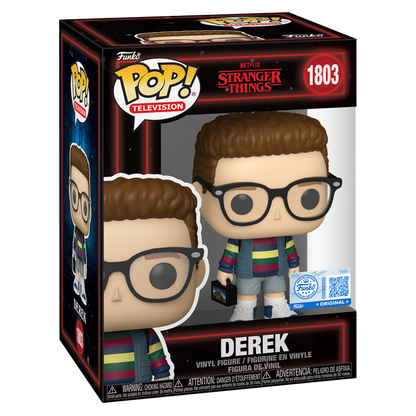 Funko Pop! Television: Netflix Stranger Things - Derek Turnbow (Special Edition) - KOODOO