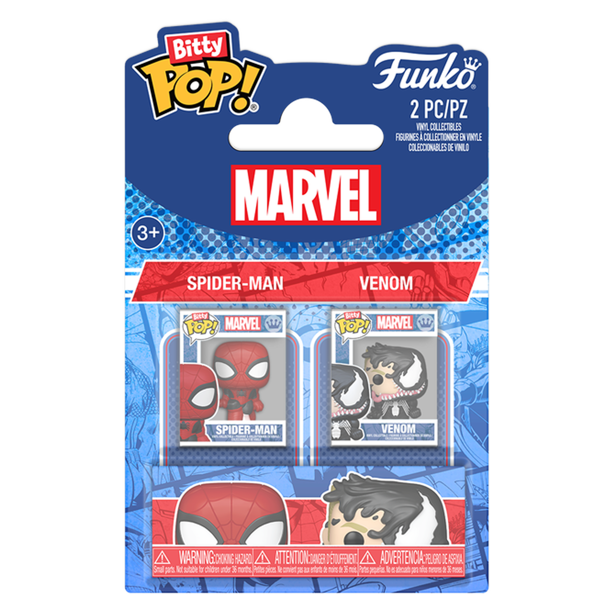Funko Bitty Pop! Marvel: Spider-Man & Venom - 2 Pack - KOODOO