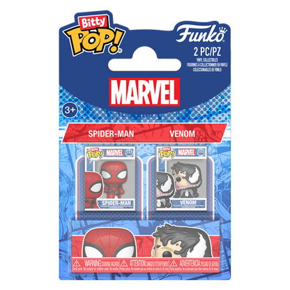 Funko Bitty Pop! Marvel: Spider-Man & Venom - 2 Pack - KOODOO