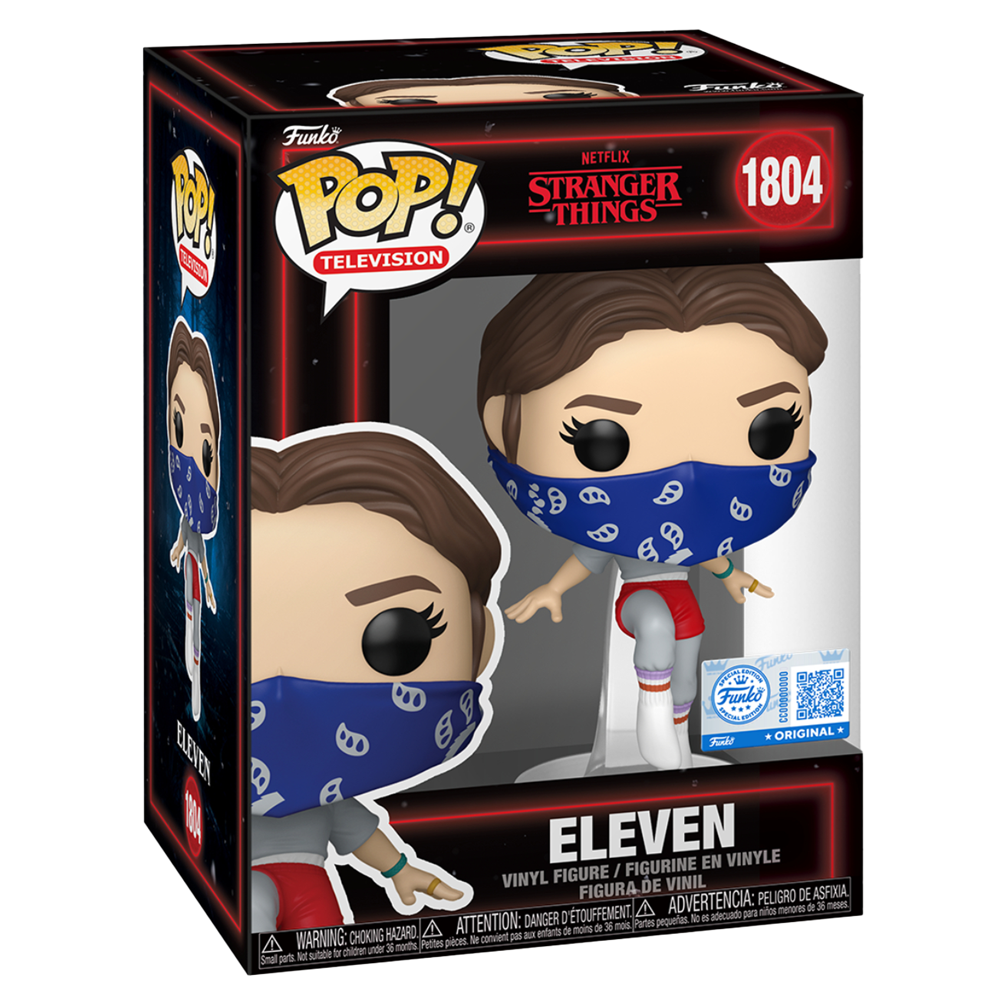 Funko Pop! Television: Netflix Stranger Things - Eleven with Bandana (Floating) (Special Edition) - KOODOO