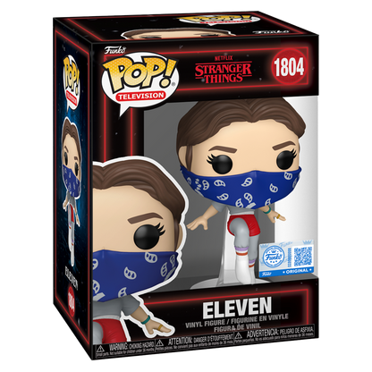 Funko Pop! Television: Netflix Stranger Things - Eleven with Bandana (Floating) (Special Edition) - KOODOO