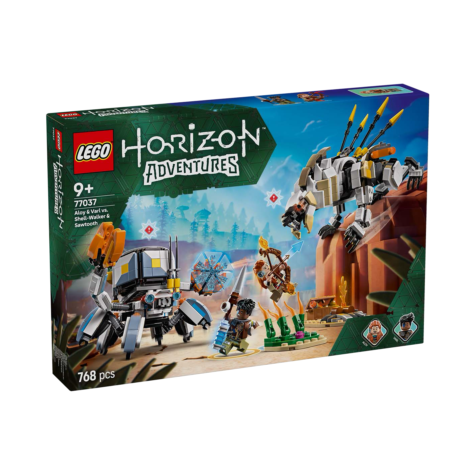 LEGO: Horizon Aloy & Varl vs. Shell-Walker & Sawtooth (77037) - KOODOO