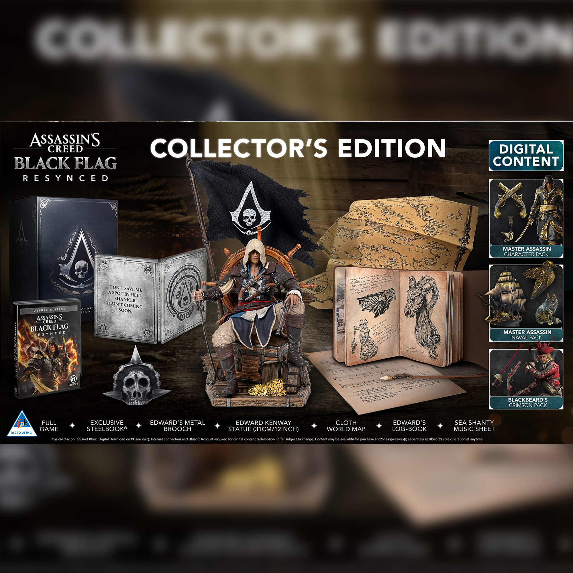 Assassin’s Creed Black Flag Resynced Collectors Edition (PS5) - KOODOO
