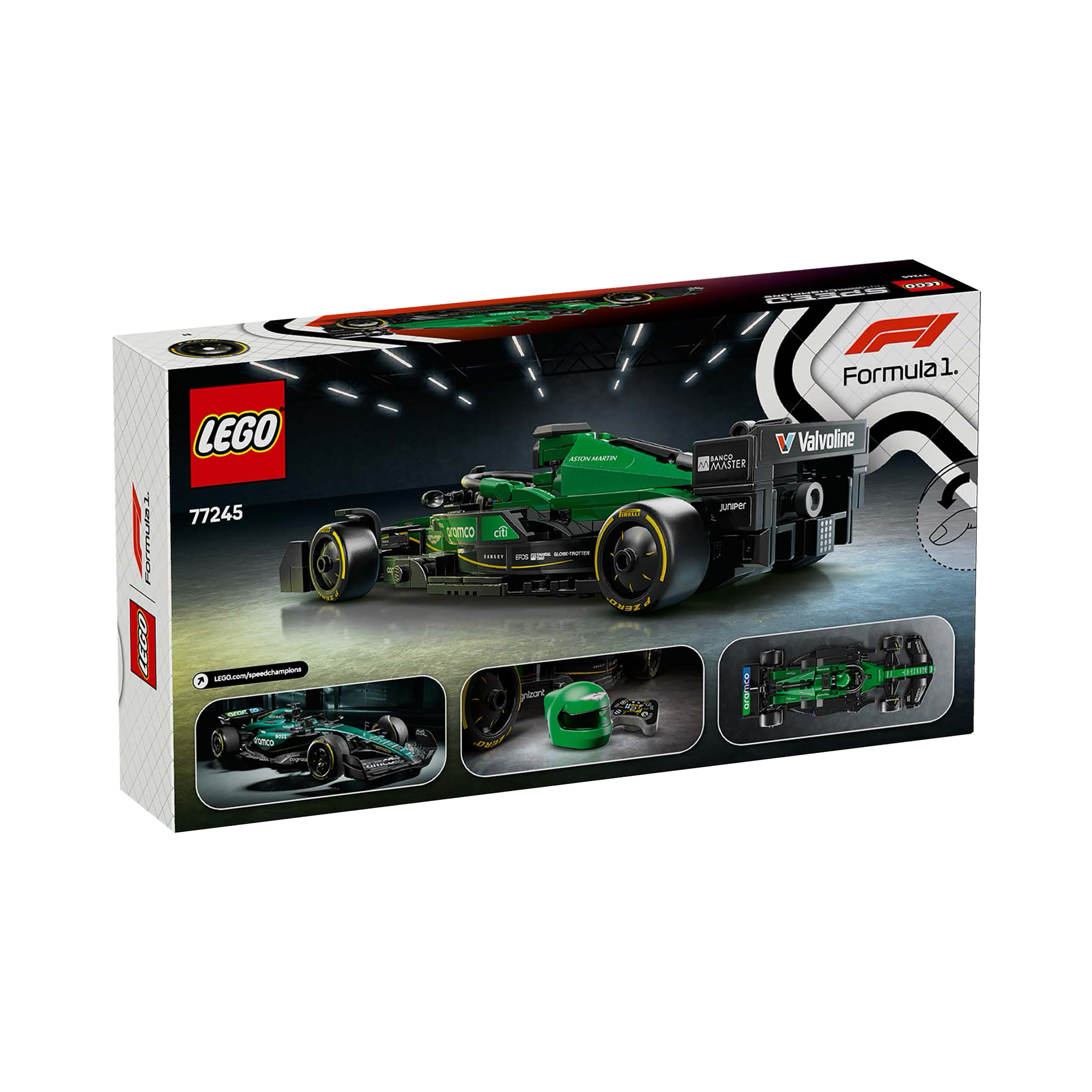 LEGO: Speed Champions Aston Martin Aramco F1 AMR24 Race Car (77245) - KOODOO