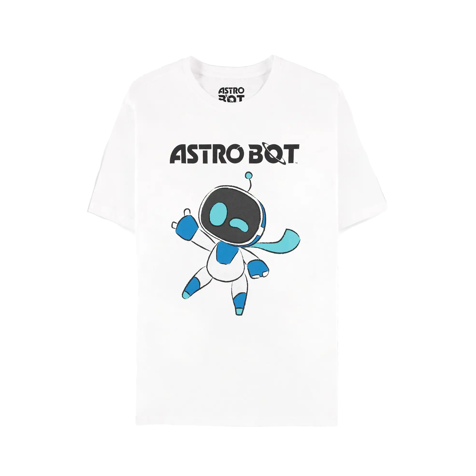 Astro Bot - Short Sleeved T-shirt (White) - KOODOO