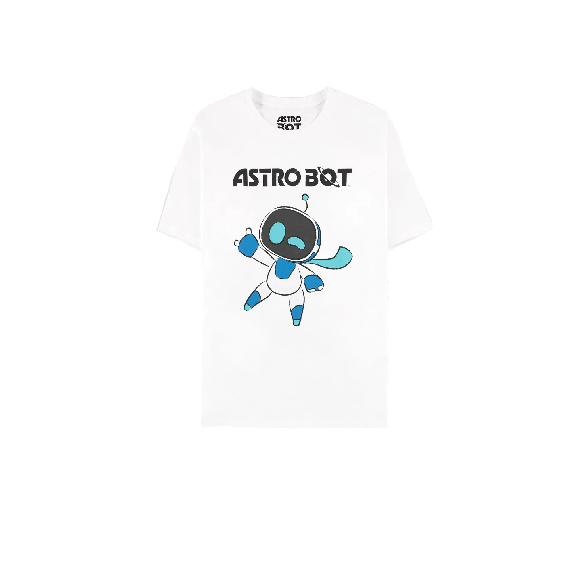 Astro Bot - Short Sleeved T-shirt (White) - KOODOO