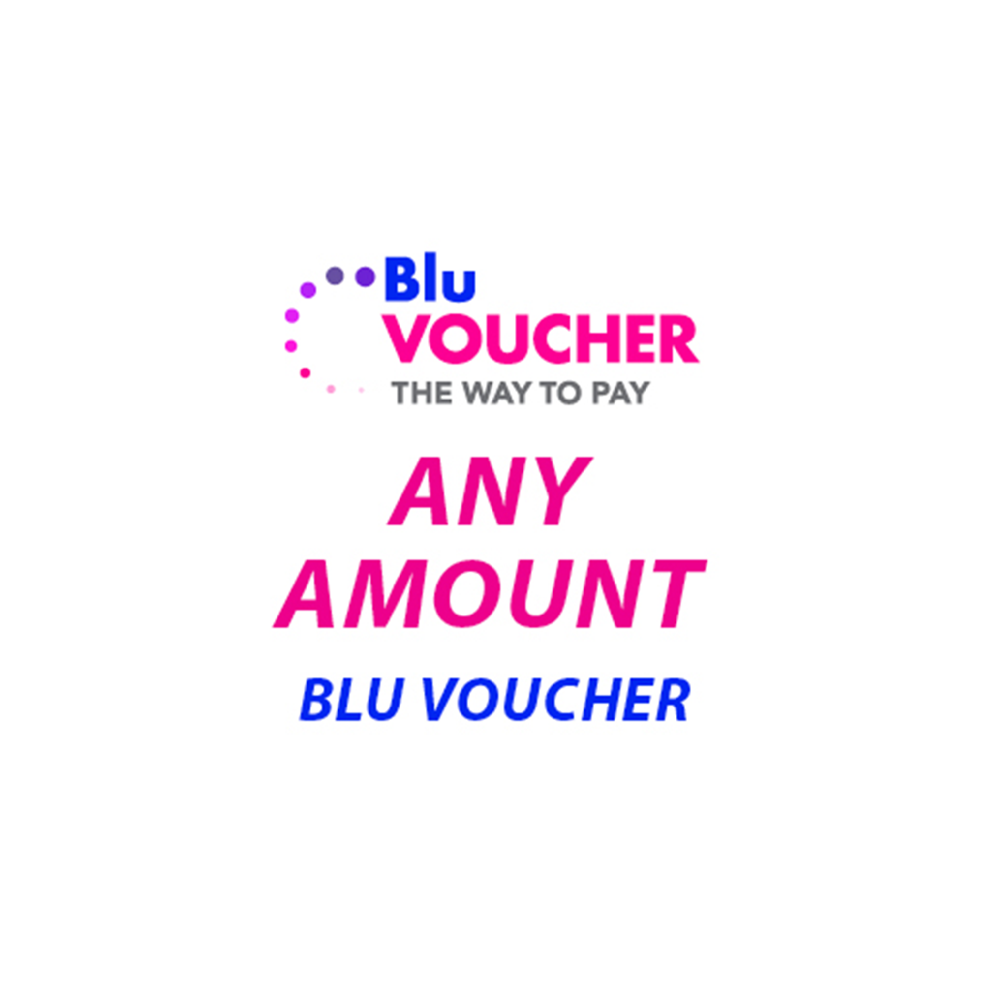 Blu Voucher R 100 - R 1000  - Digital code will be emailed