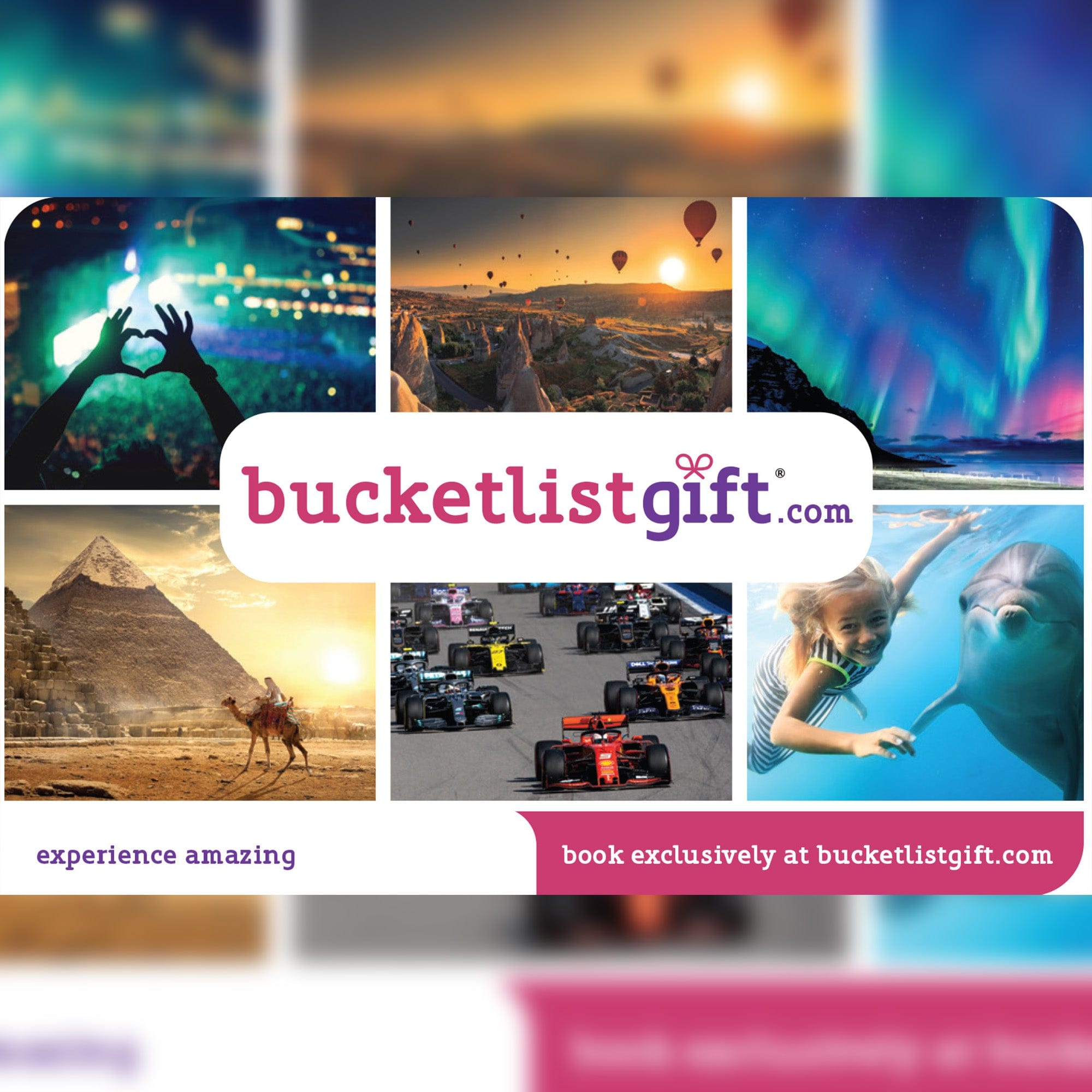 Bucketlist Gift R 500 - R 5000 Digital code will be emailed - KOODOO