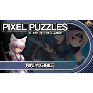 Pixel Puzzles Illustrations & Anime - Jigsaw Pack: Ninja Girls | KOODOO